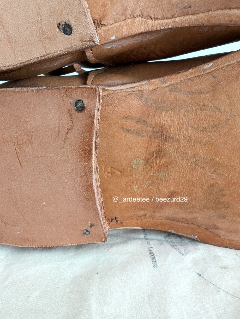 Paul Harnden Shoemakers *NEW* EMBOSSED TAN FLOWER W. OXFORDS 4L Size US 6.5 / IT 36.5 - 8 Thumbnail