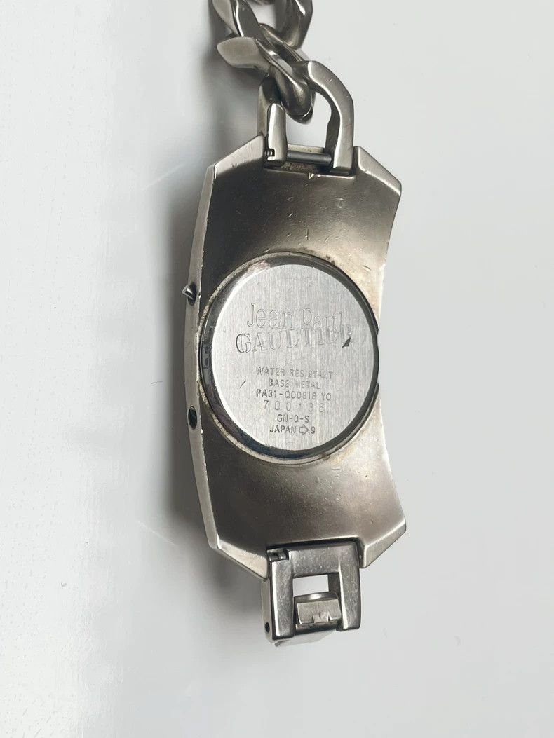 Jean Paul Gaultier Jean Paul Gaultier Metal watch with digital screen display Size ONE SIZE - 7 Thumbnail