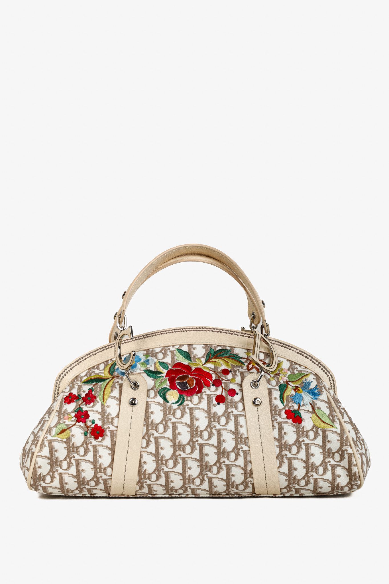 Dior Christian Dior Vintage Flowers Monogram Embroidered Bag Size ONE SIZE - 1 Thumbnail