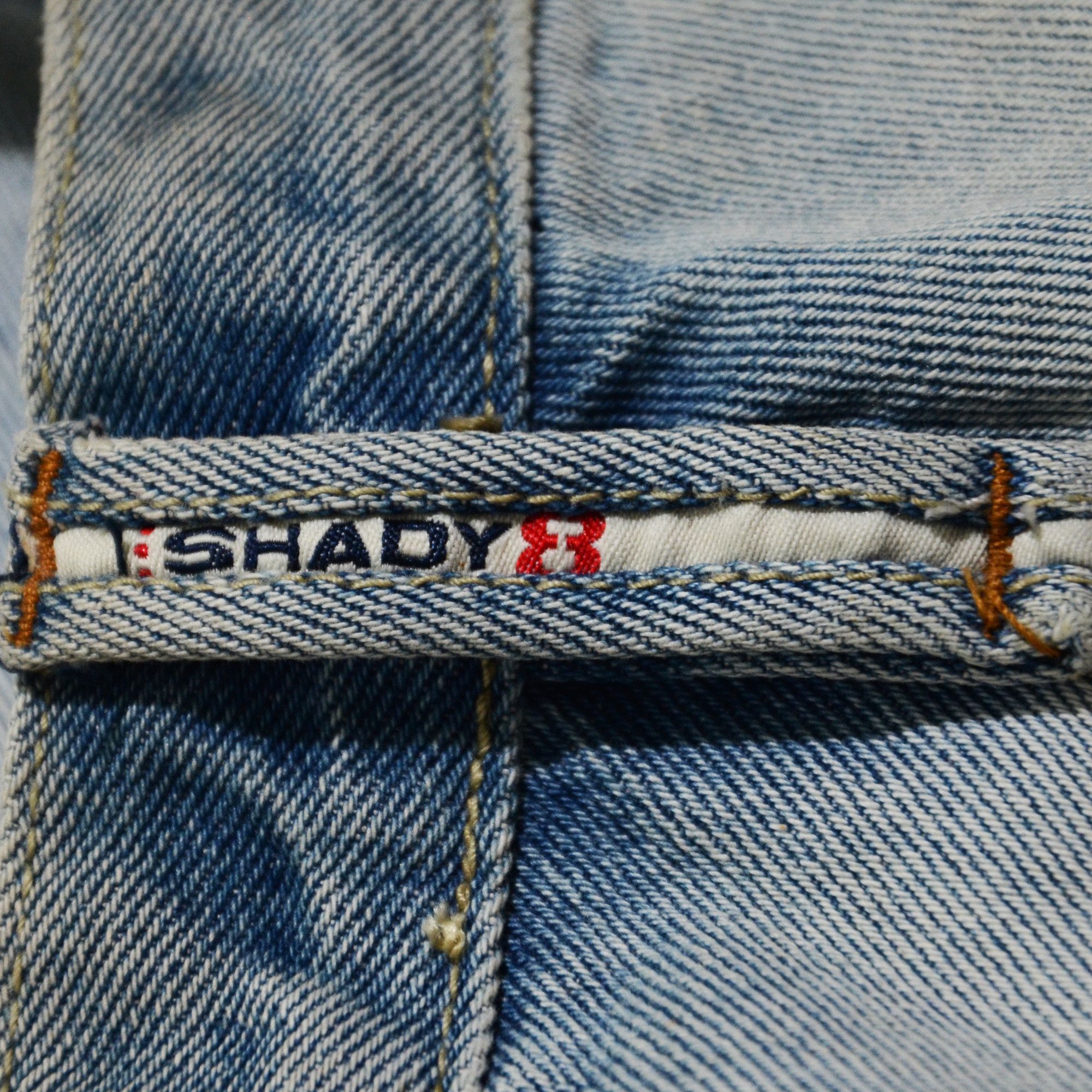 Shady Ltd Shady.Ltd Jorts Y2K Eminem Hip Hop Streetwear Light Denim Size US 34 / EU 50 - 9 Thumbnail