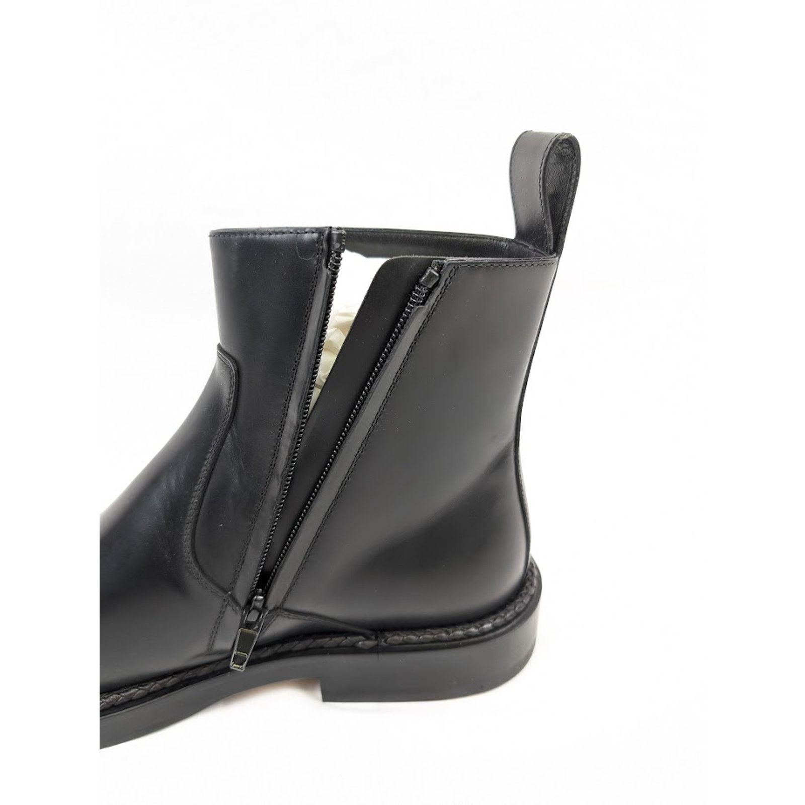 Bottega Veneta o1rshd1 Calf Classic Strut Ankle Boots in Black Size US 8 / EU 41 - 5 Thumbnail