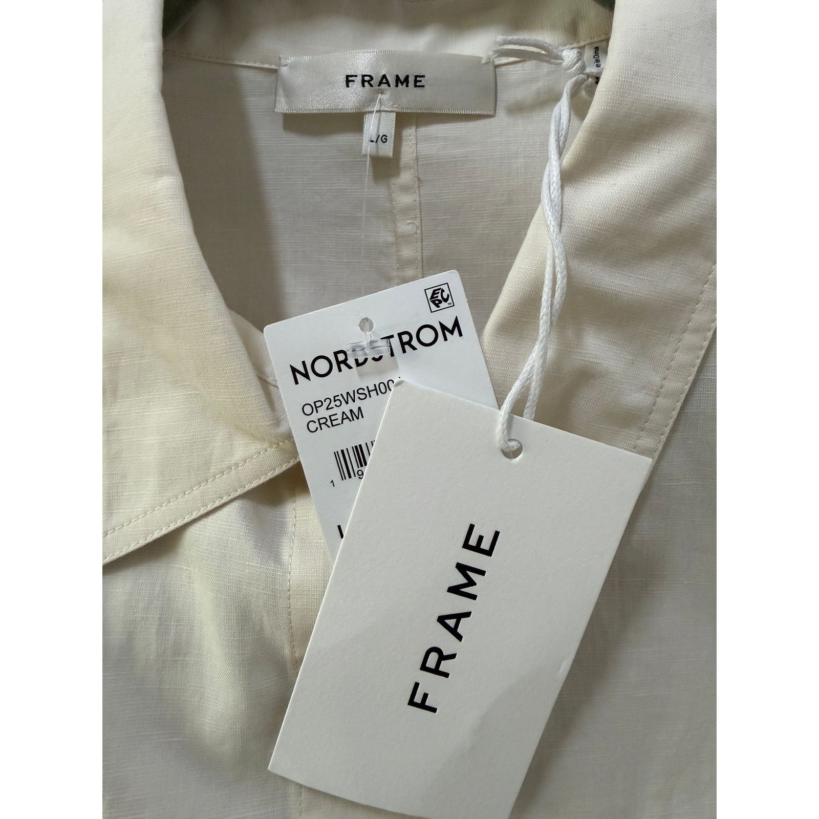 Frame FRAME NWT Utility Pocket Short Sleeve Button-Up Shirt Size US L / EU 52-54 / 3 - 3 Thumbnail