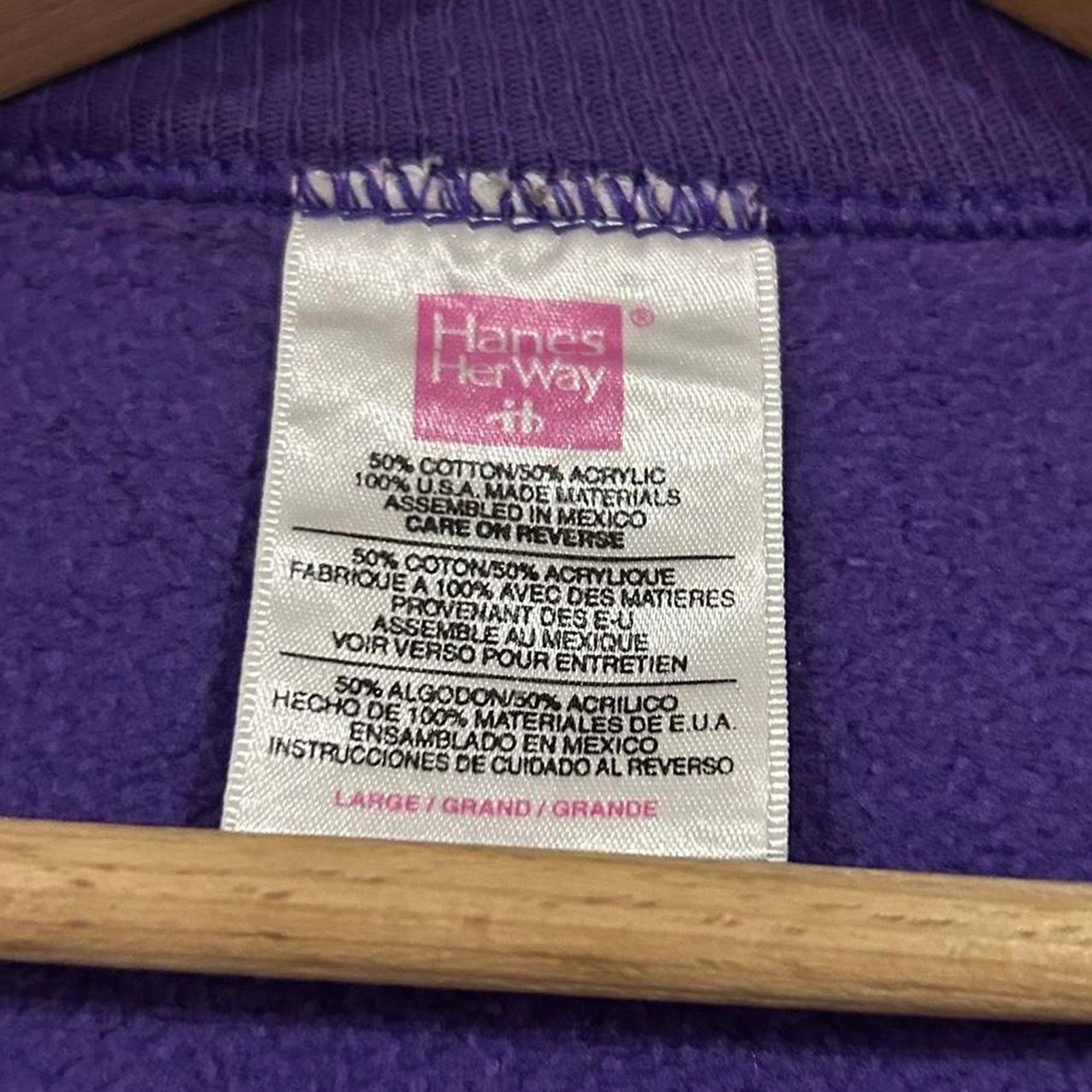 Hanes Vintage Take A Hit Joint Crewneck Sweatshirt Size L / US 10 / IT 46 - 3 Thumbnail