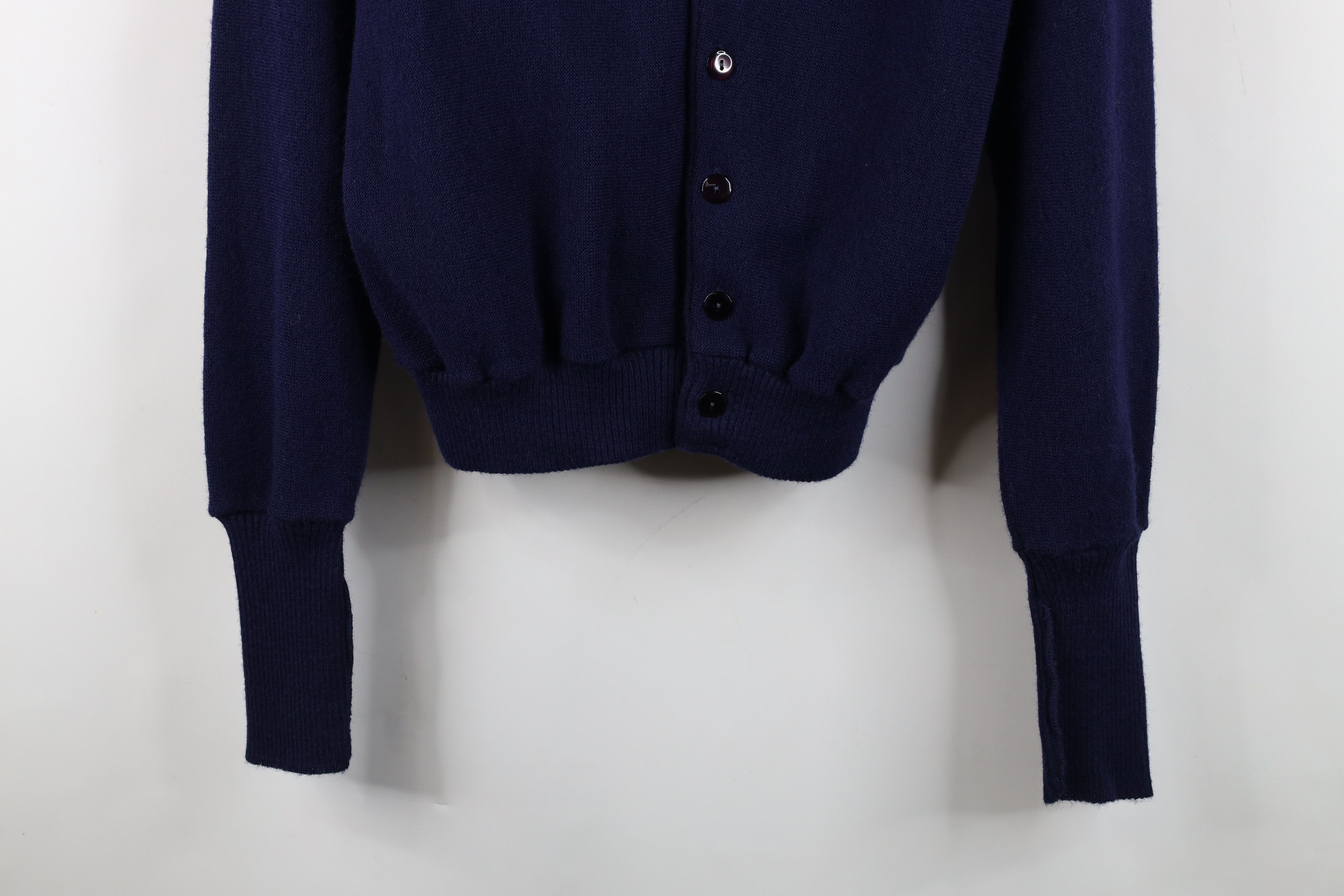 Vintage Vintage 60s 70s Streetwear Cobain Cardigan Sweater Blue US Size XL / US 12-14 / IT 48-50 - 3 Thumbnail