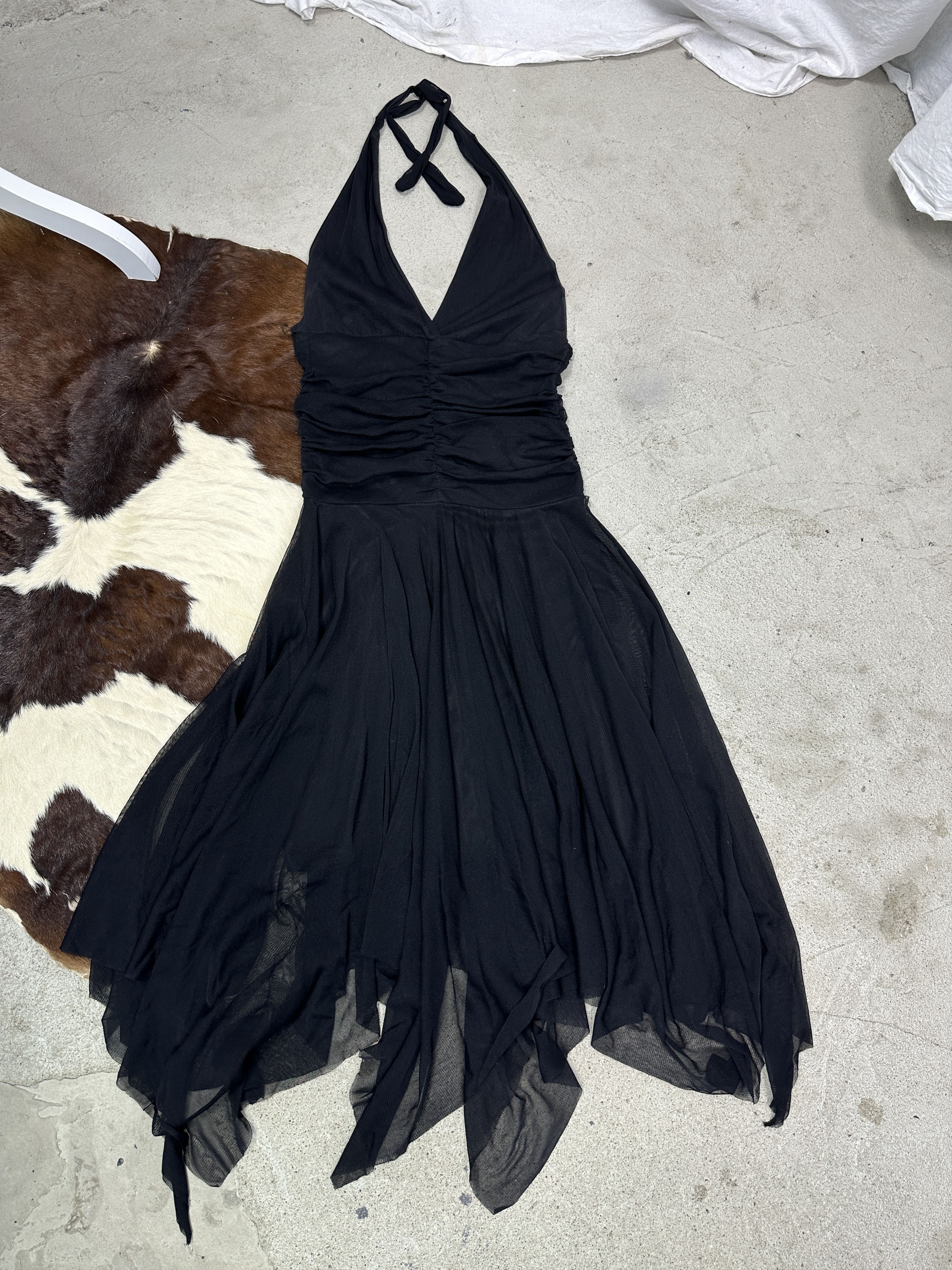 Vintage Avant Garde Backless Elegant Evening Dress 00s - ilac.rochib.com