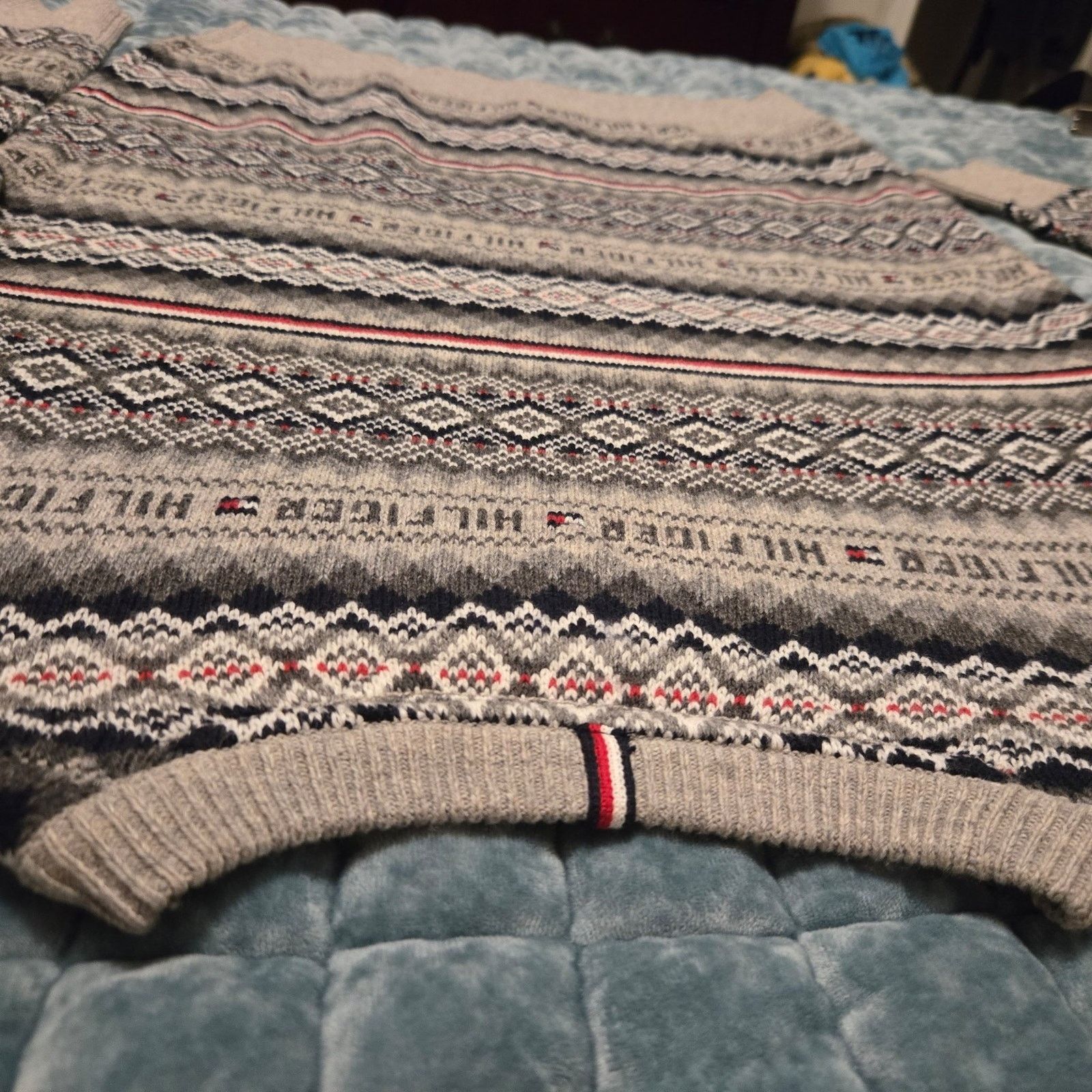 Tommy Hilfiger Tommy Hilfiger Men's Flynn Fair Isle Sweater Size US M / EU 48-50 / 2 - 8 Thumbnail
