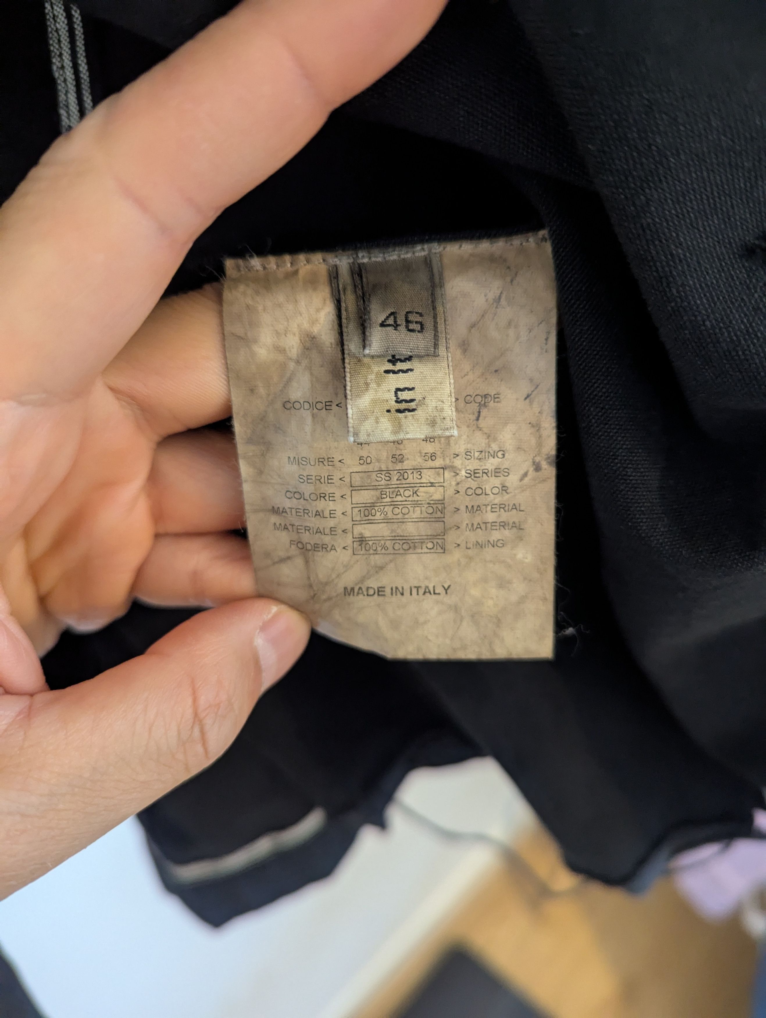 A1923 SS13 A1923 Cotton Selvedge 5-button jacket in Sz 46 Size US S / EU 44-46 / 1 - 4 Thumbnail