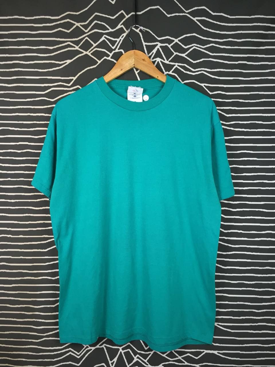 Vintage Vtg 90s Jerzees Heavyweight Blend Made in Usa Blank Tee Size US L / EU 52-54 / 3 - 1 Thumbnail