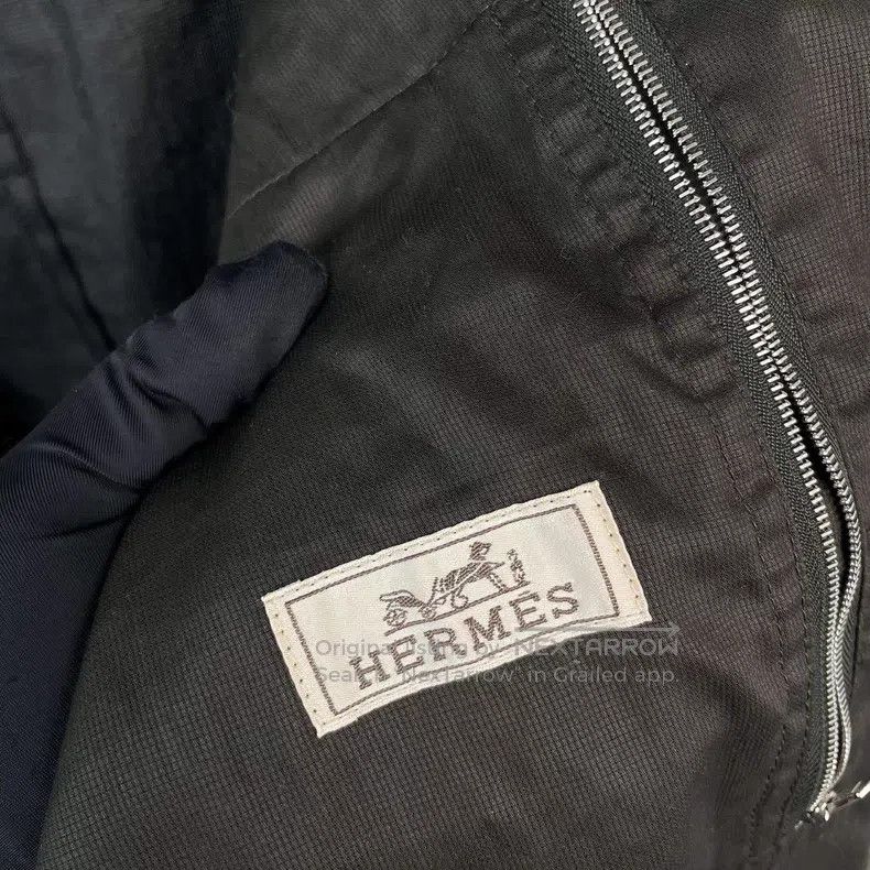 Hermes Hermes Black Pocket Cotton Collar Single Breasted Long Sle Size US M / EU 48-50 / 2 - 4 Thumbnail