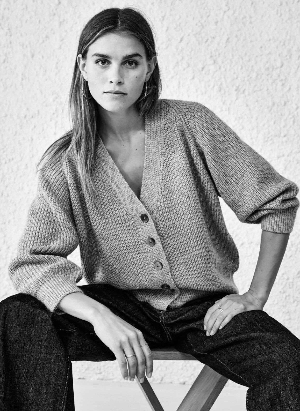 Bellerose BELLEROSE Dosany Oversized Cardigan Sweater Size 2 /UK10 Size M / US 6-8 / IT 42-44 - 6 Thumbnail