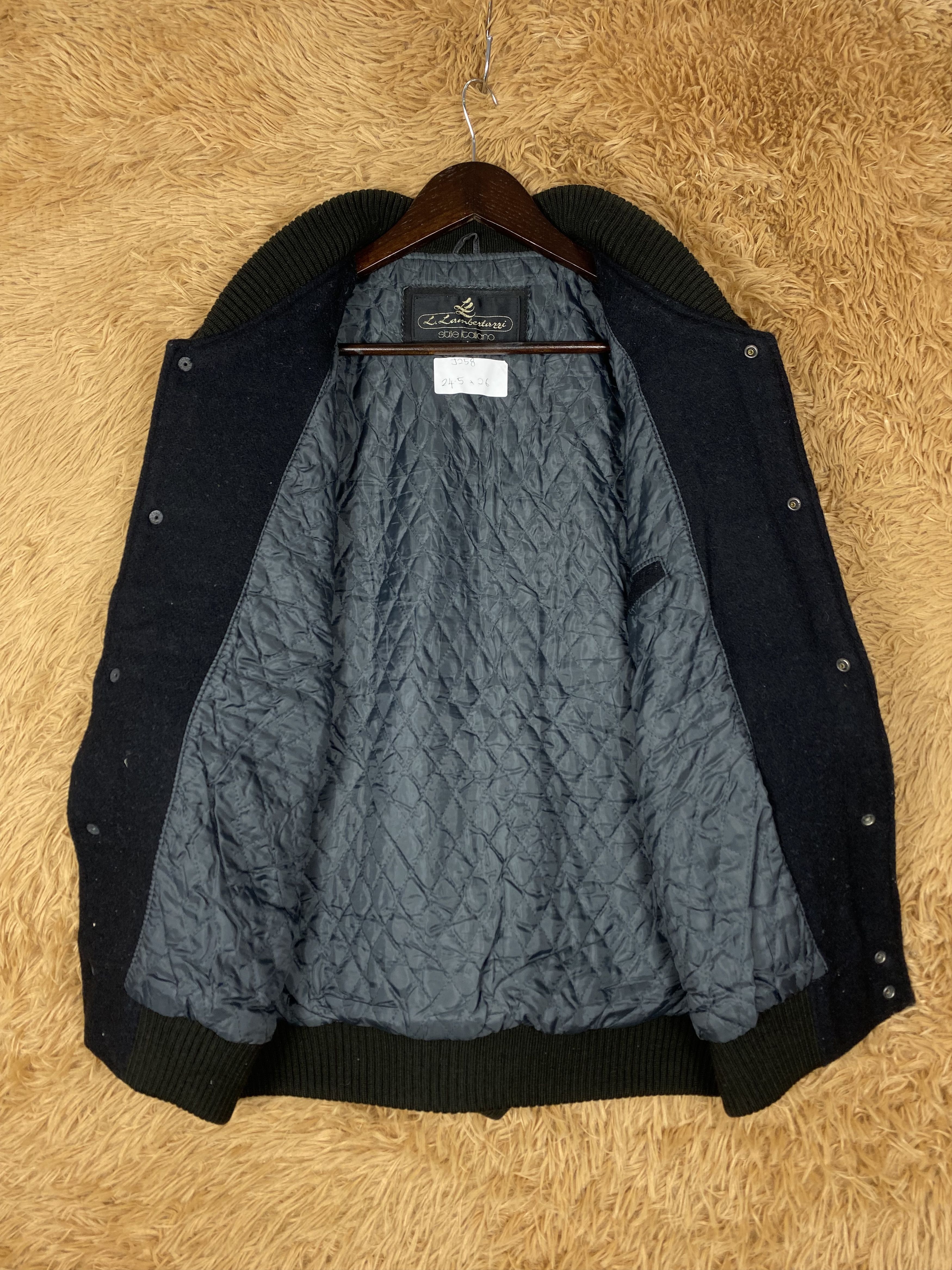 Vintage Vintage Official Rugby Leather Sleeve Varsity Jacket DJ0258 Size US L / EU 52-54 / 3 - 7 Thumbnail
