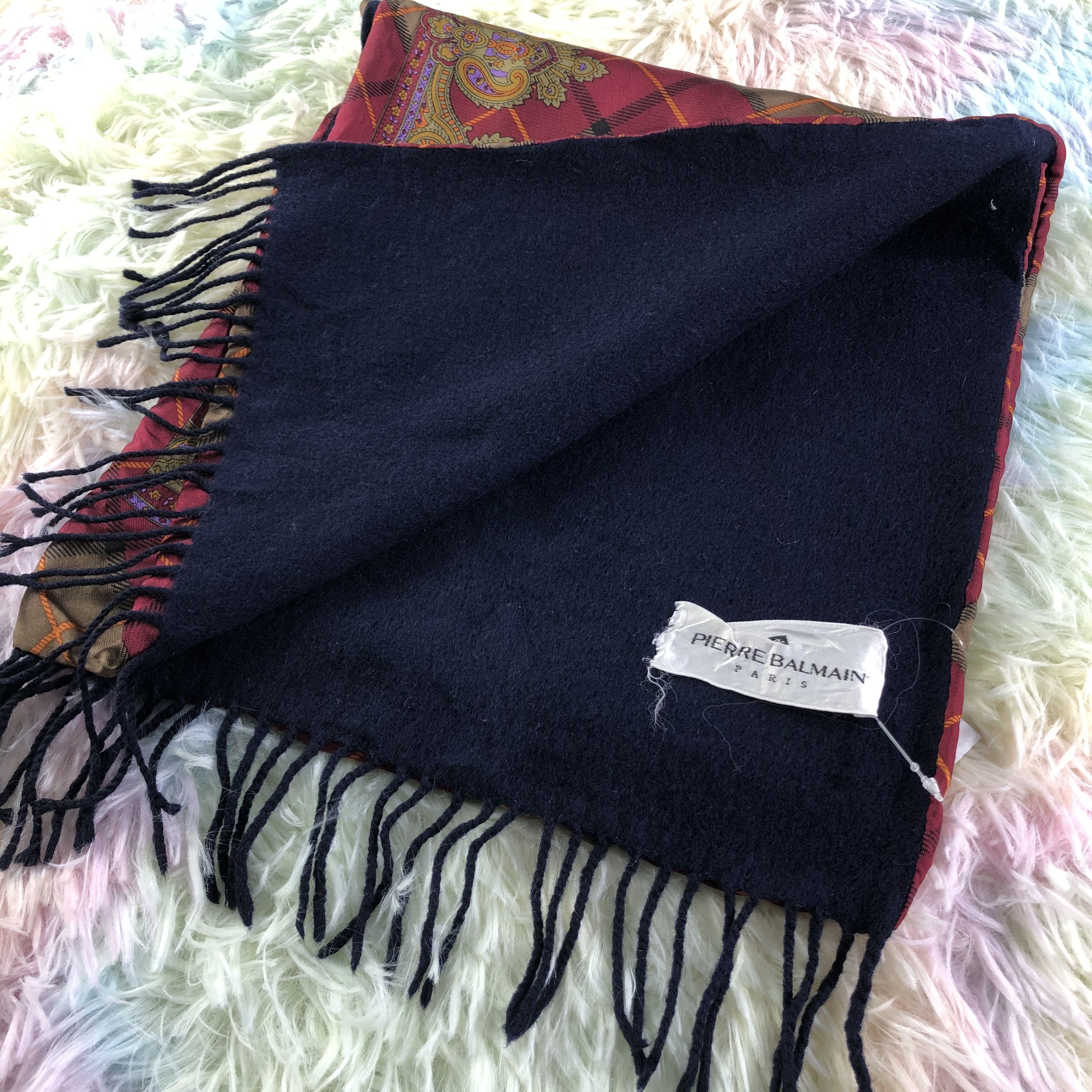 Vintage Pierre Balmain Scarf / Muffler / Neckwear - KM473 Size ONE SIZE - 5 Thumbnail