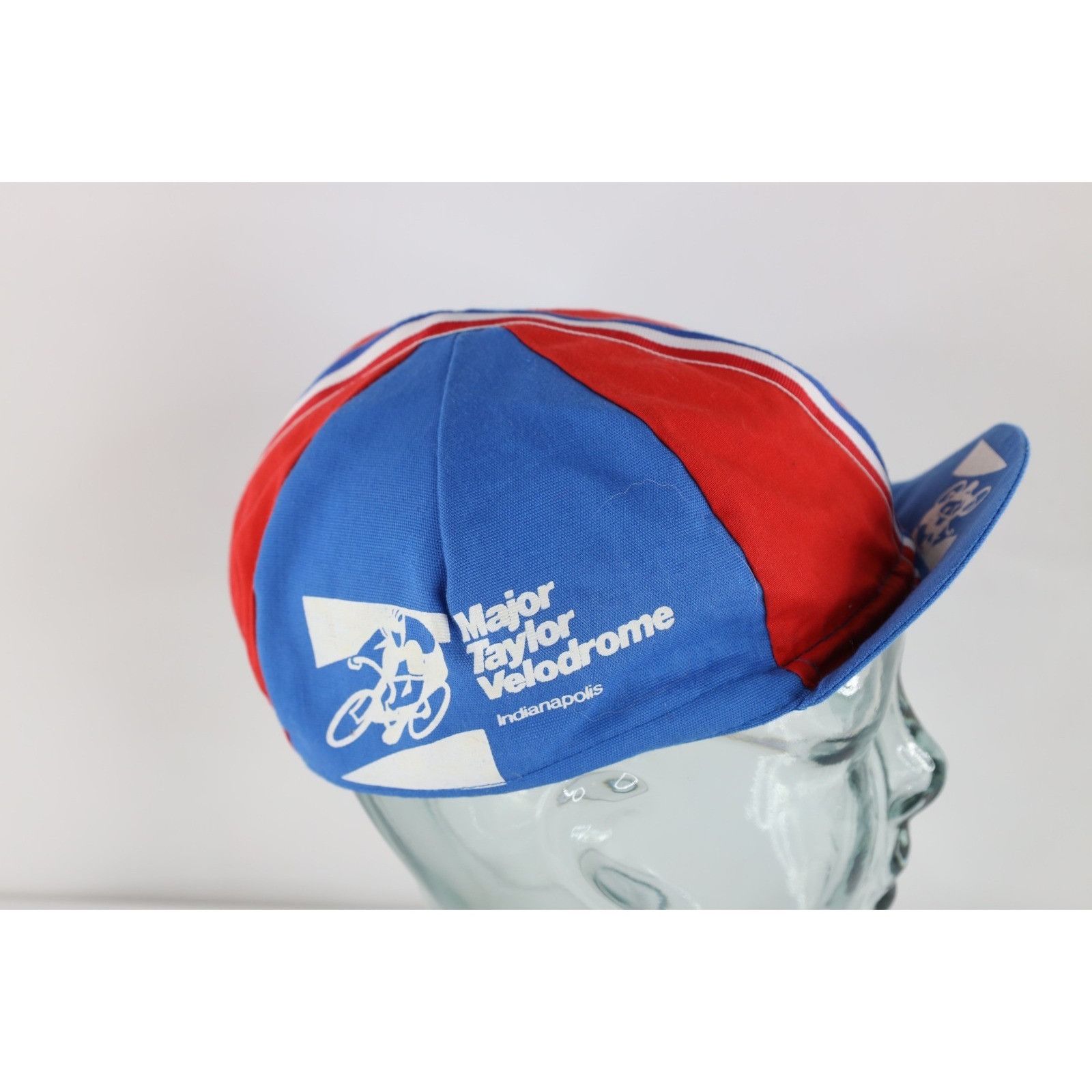 Vintage Vintage 70s 80s Major Taylor Velodrome Bicycle Cycling Hat Size ONE SIZE - 4 Thumbnail