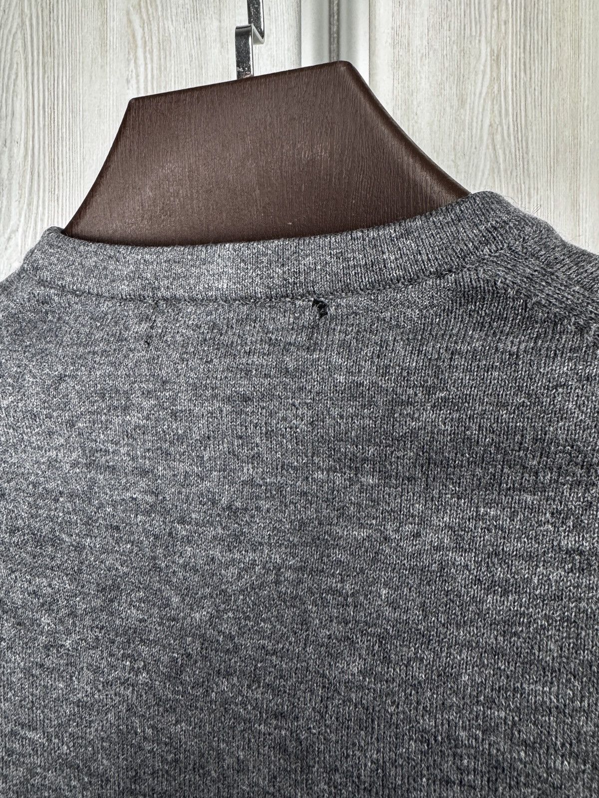 Fred Perry Fred Perry grey wool cotton small embroidered logo sweater Size US M / EU 48-50 / 2 - 8 Thumbnail