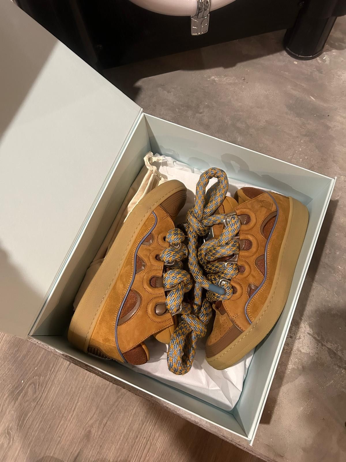 Lanvin Lanvin Curb Sneakers Camel snake Size US 9 / EU 42 - 2 Thumbnail