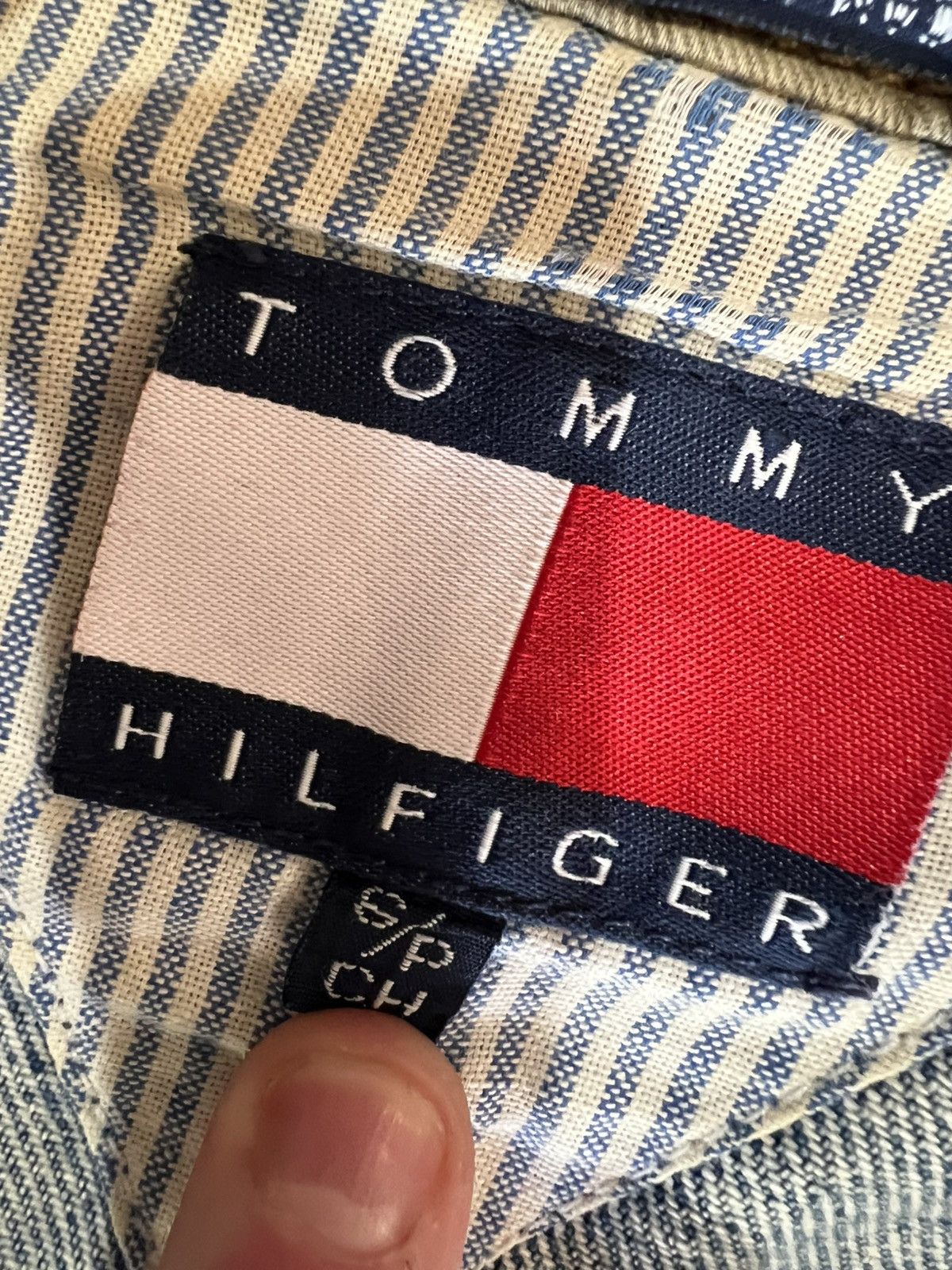 Tommy Hilfiger Tommy Hilfiger Debim Jacket Khali Collar Embroidered patch Size US S / EU 44-46 / 1 - 5 Thumbnail