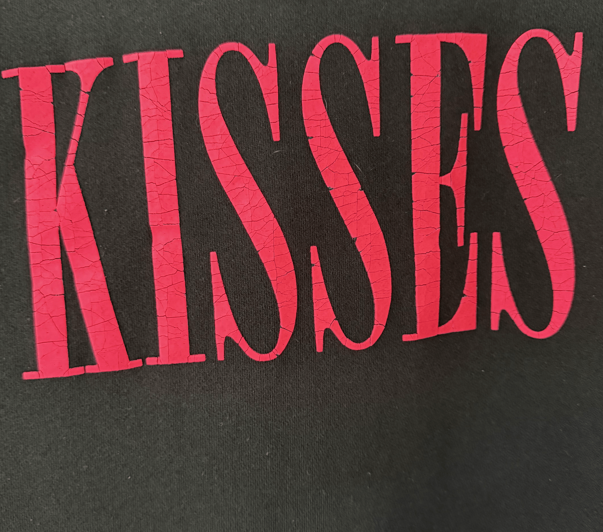 Amiri Amiri Black and Pink Kisses Crew Sweatshirt Size L Size US L / EU 52-54 / 3 - 7 Thumbnail