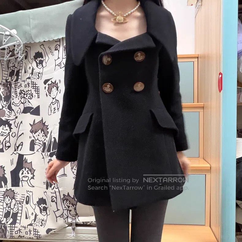 Vivienne Westwood Vivienne Westwood Asymmetrical Collar Coat Size S / US 4 / IT 40 - 2 Thumbnail
