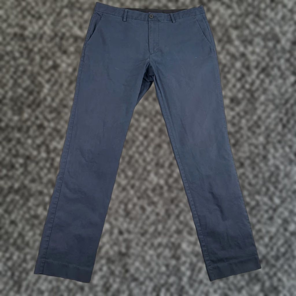 Bonobos Bonobos Slim Fit Pants Mens 34x30 Regular Cotton Stretch Chino Blue 3X Dry Performance Size US 34 / EU 50 - 1 Thumbnail