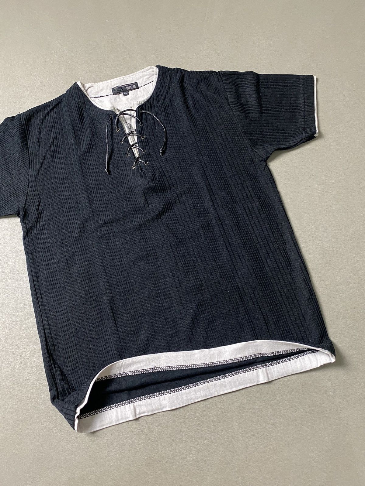 Beauty Beast × Hysteric Glamour × If Six Was Nine MFE Laces Up Bondage Gothic Style Tshirt Size US L / EU 52-54 / 3 - 2 Thumbnail