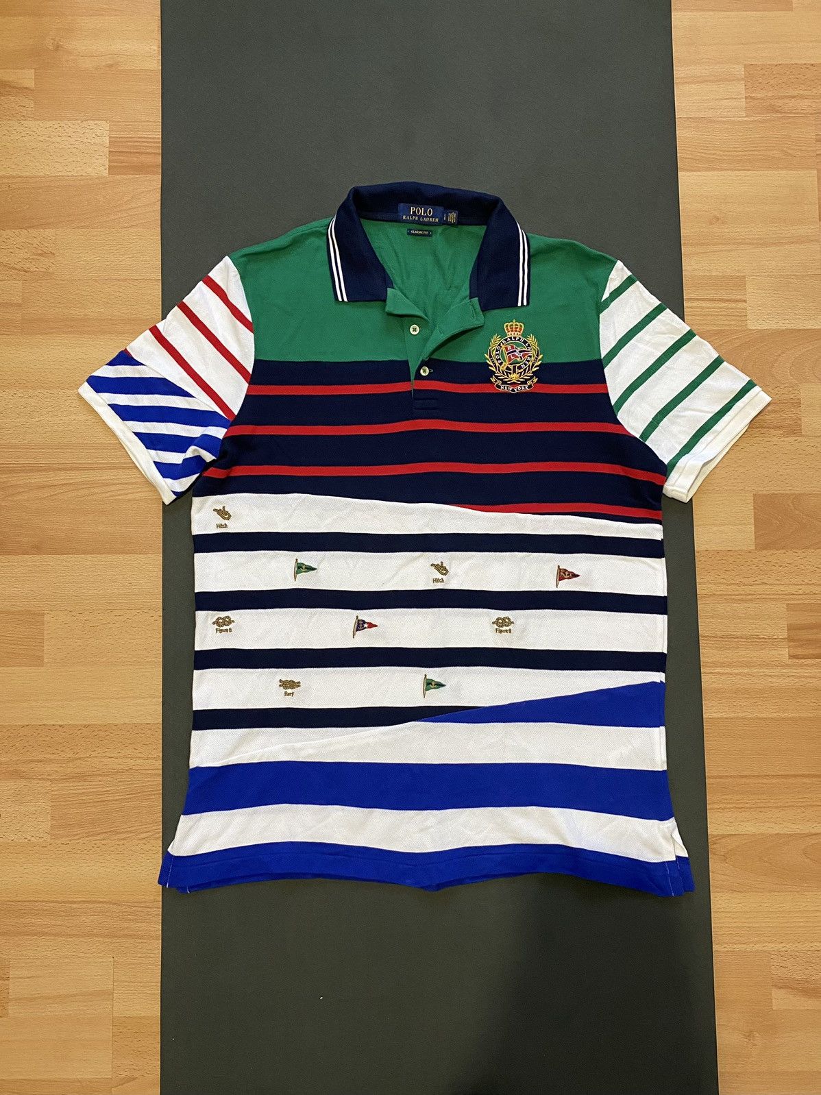 Polo Ralph Lauren Polo Ralph Lauren Yacht Club Polo Mens L York Patchwork Size US L / EU 52-54 / 3 - 1 Thumbnail