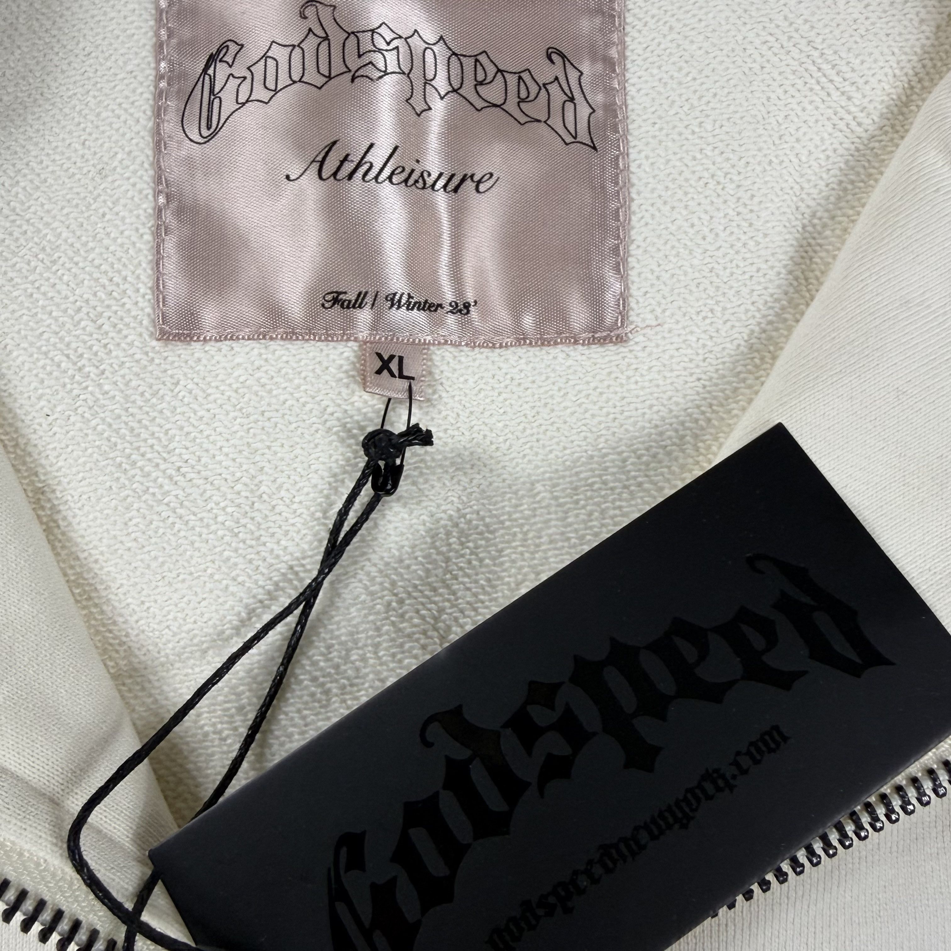 Godspeed Godspeed Athleisure Cream Full Zip Hoodie XL Size US XL / EU 56 / 4 - 5 Thumbnail