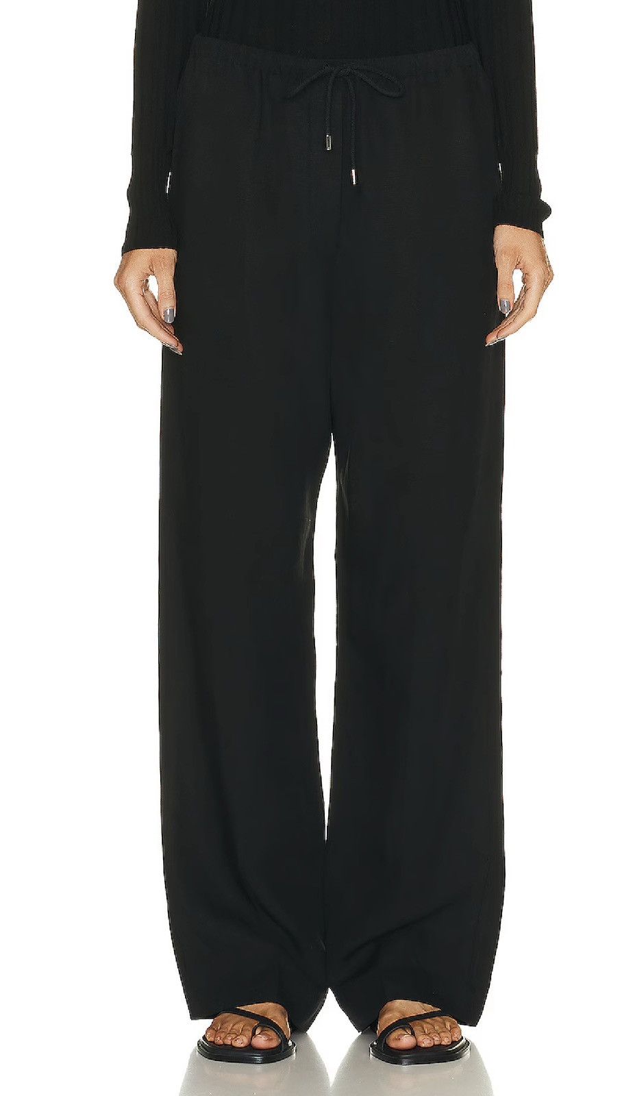 Toteme Toteme Press Creased Drawstring Trouser Size 28" / US 6 / IT 42 - 2 Thumbnail