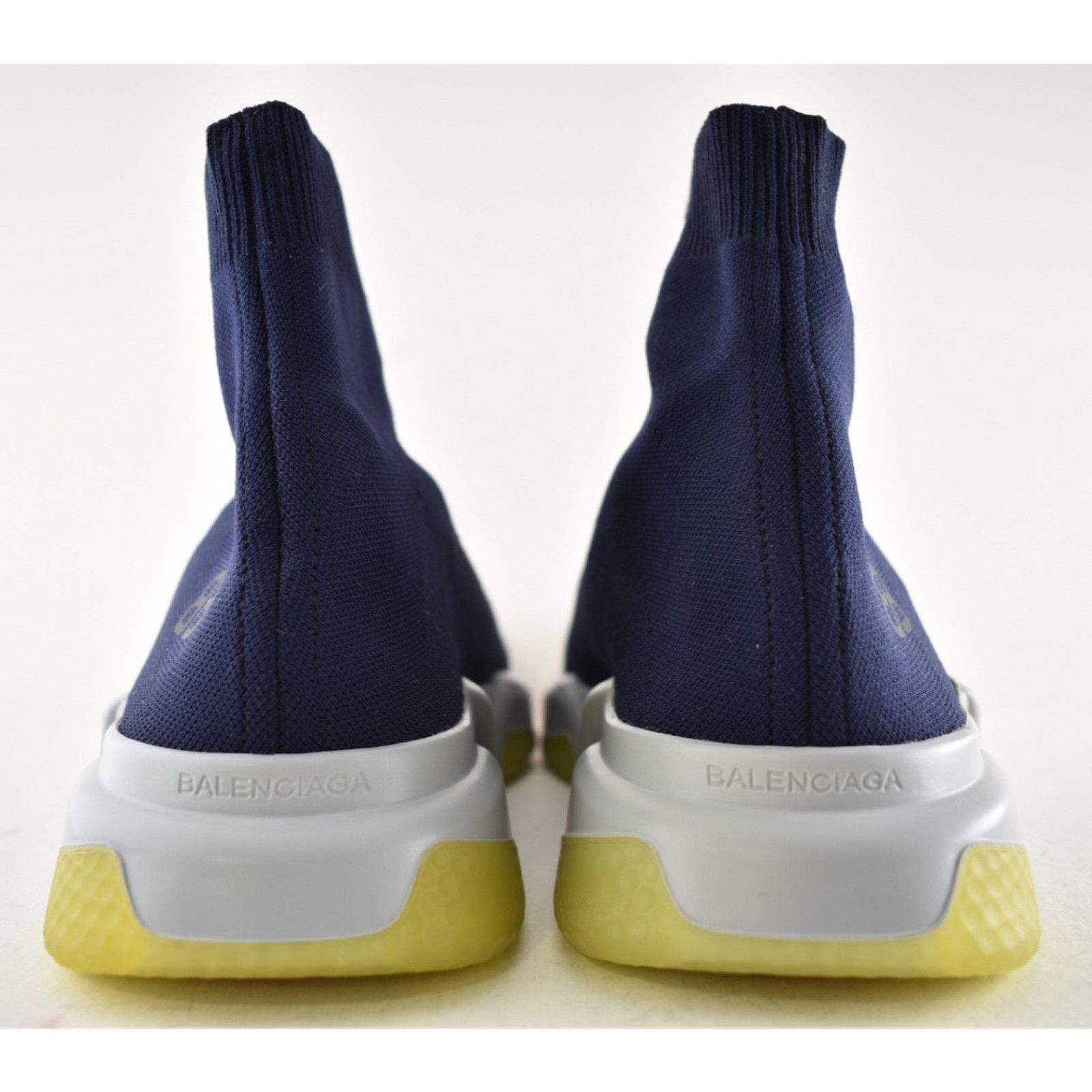Balenciaga Balenciaga Mens Speed Sock Navy Grey BB Logo Sneaker 44 11 Size US 11 / EU 44 - 11 Thumbnail