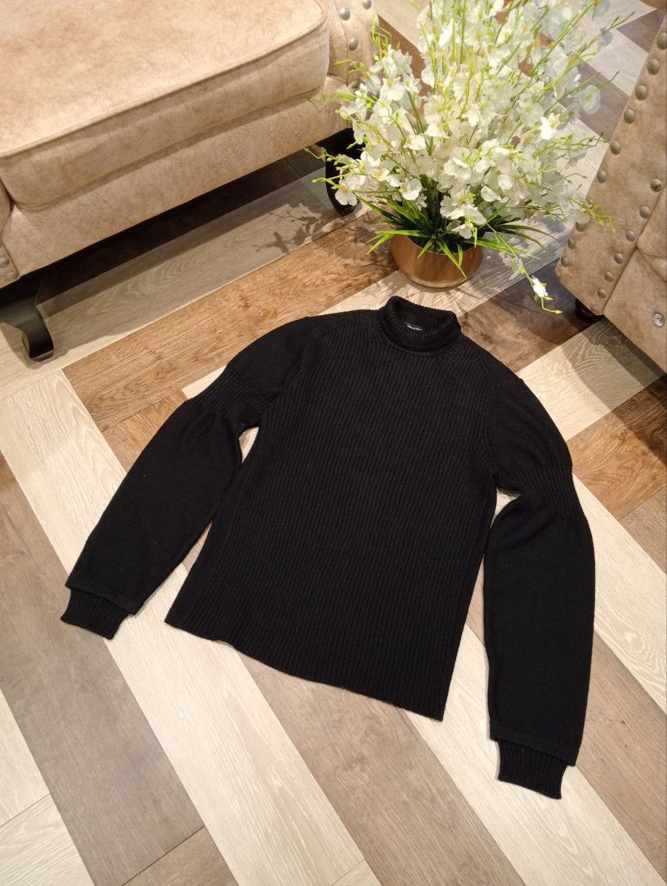 Neil Barrett NEIL BARRETT TURTLE NECK WOOL KNITTED SWEATER Size US L / EU 52-54 / 3 - 2 Thumbnail
