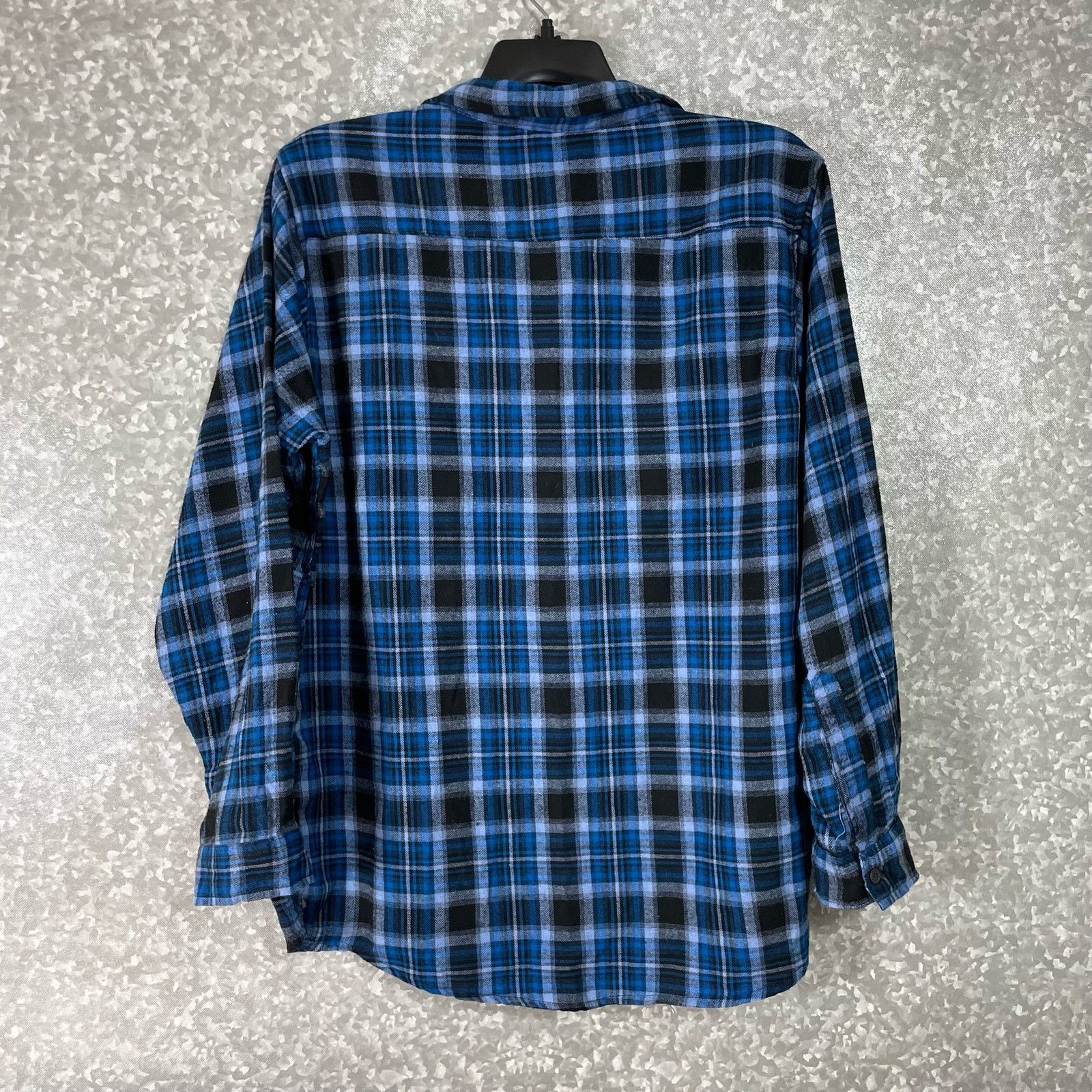 Vintage Open Trails Blue Plaid Workwear Flannel Button Up Shirt - XL Size US XL / EU 56 / 4 - 5 Thumbnail