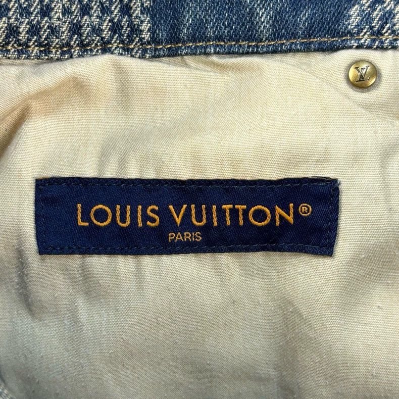 Louis Vuitton Louis Vuitton Wash and make old checkerboard jeans Size US 34 / EU 50 - 4 Thumbnail