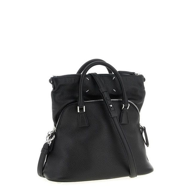 MAISON MARGIELA 5AC Classique Mini Black Leather Top Handle