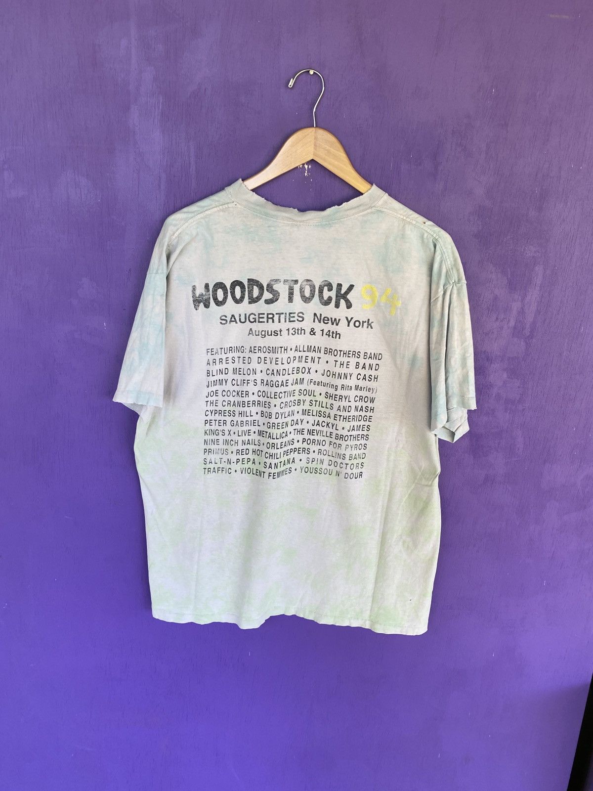Other Vintage 1994 Woodstock new york t-shirt Size US XL / EU 56 / 4 - 2 Thumbnail