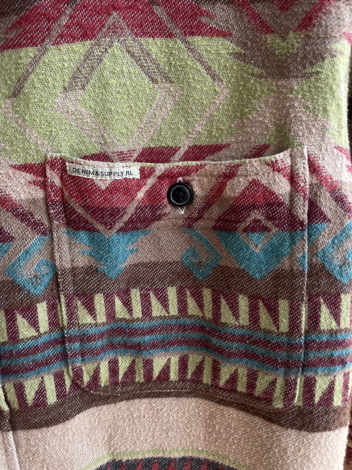 Denim & Supply Ralph Lauren Ralph Lauren Denim Supply Aztec Button Up shirt Overshirt Size US M / EU 48-50 / 2 - 5 Thumbnail