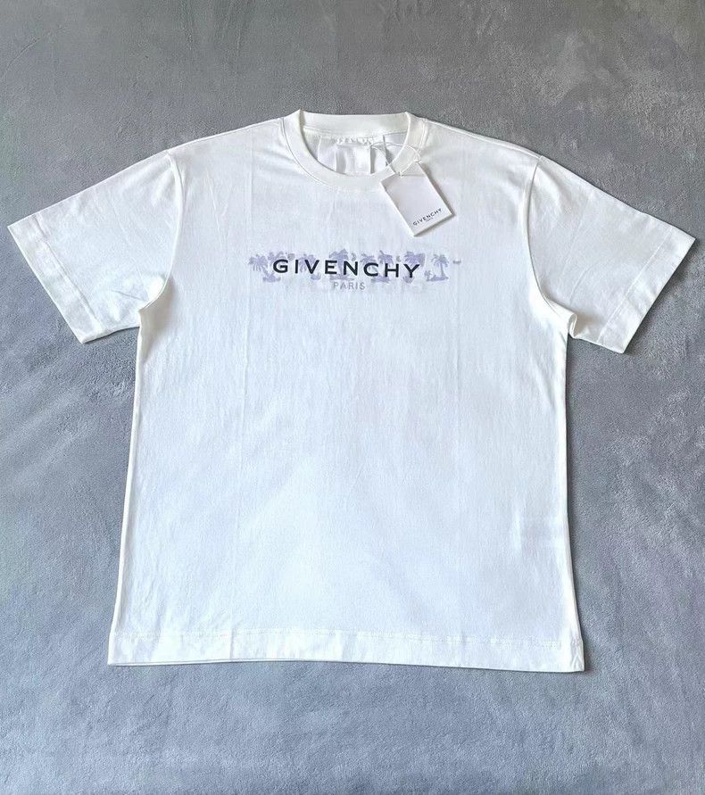 Givenchy Givenchy White Short Sleeve T-Shirt Size US L / EU 52-54 / 3 - 1 Thumbnail