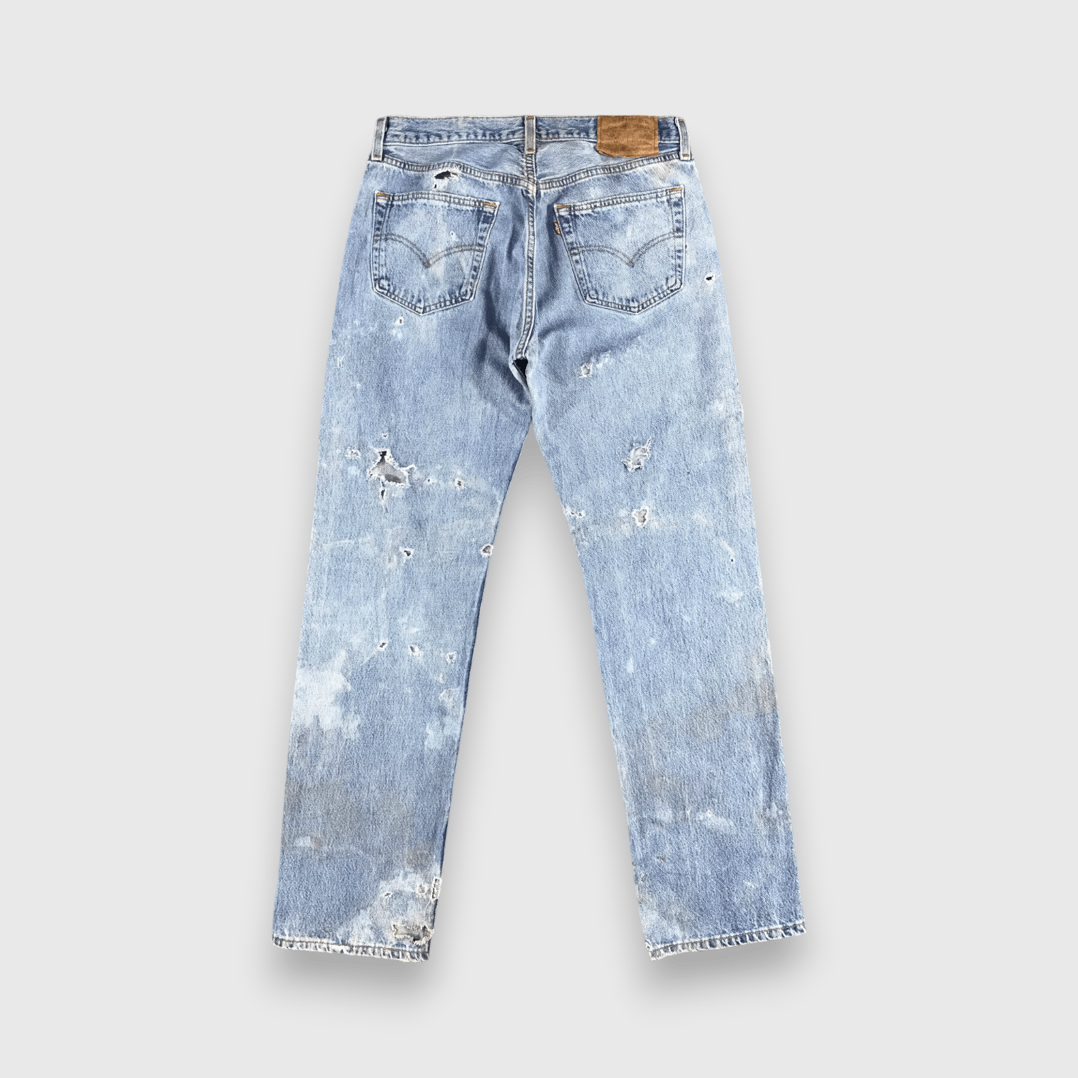 Levi's Vintage 90s Blue Wash Levis 501 Jeans-J1753 Size US 32 / EU 48 - 2 Thumbnail