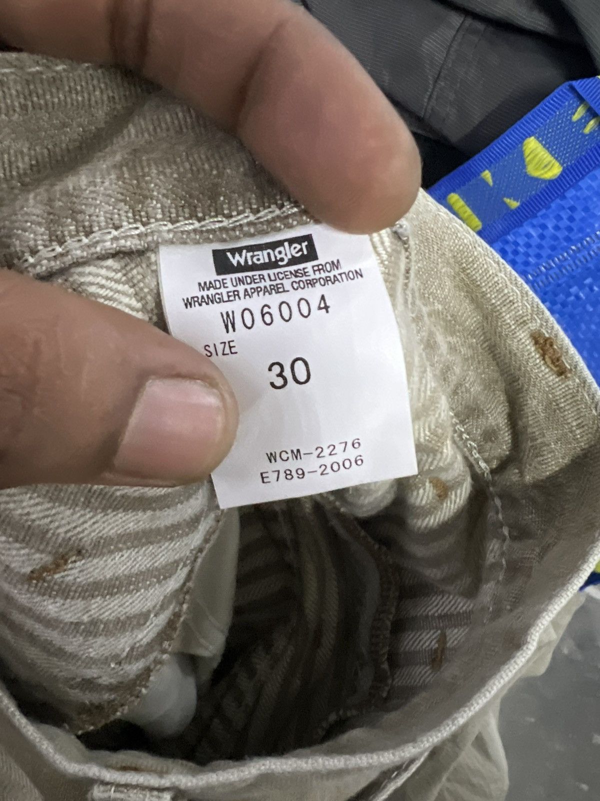 Japanese Brand DOUBLE WAIST‼️WRANGLER DISTRESSED DENIM PANT Size US 32 / EU 48 - 8 Thumbnail