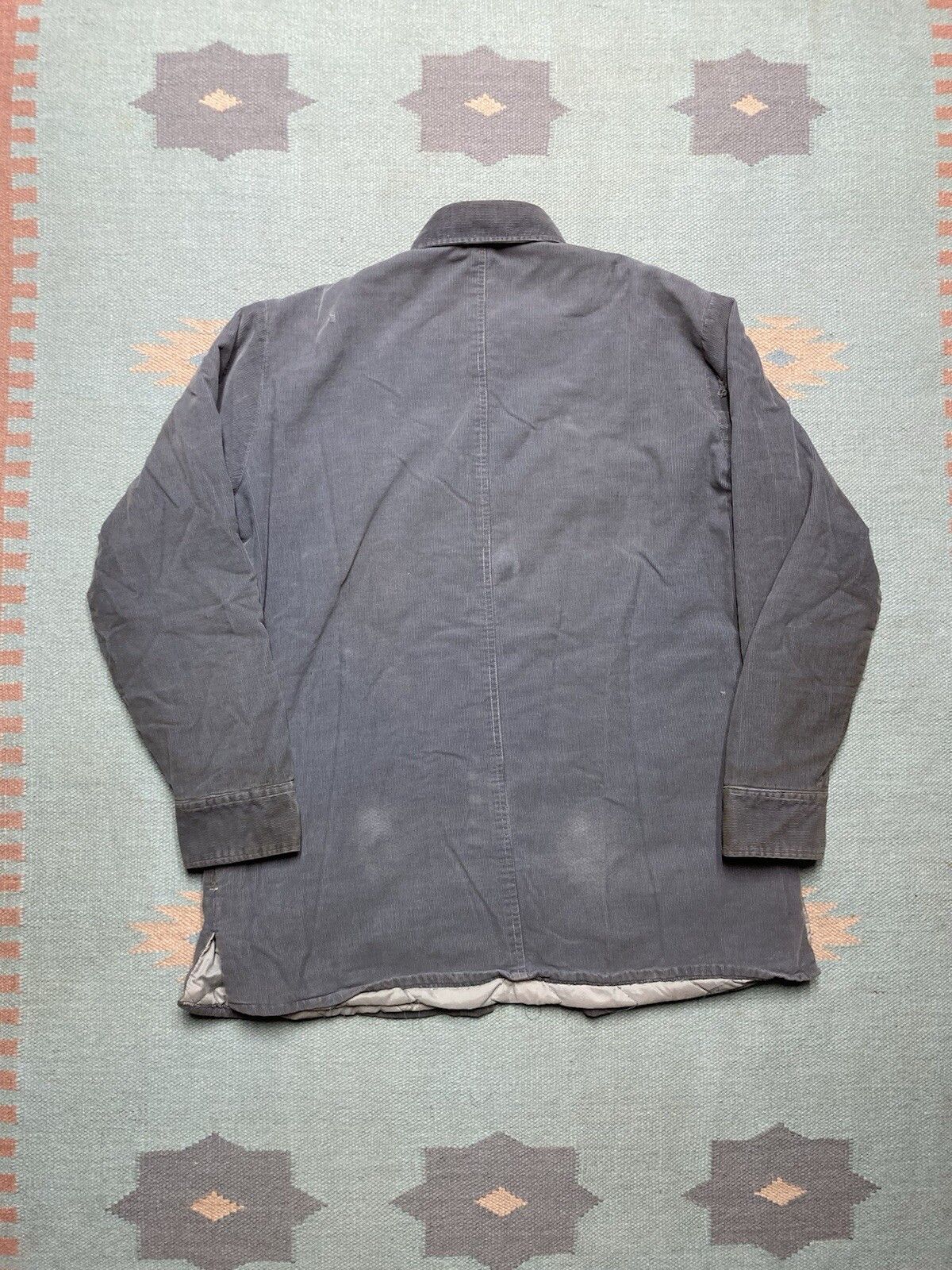 Vintage VTG 70s corduroy shirt jacket insulated Kmart distr cotton L Size US L / EU 52-54 / 3 - 10 Thumbnail