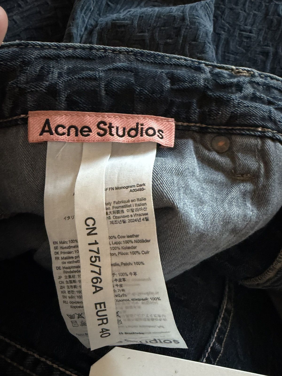 Acne Studios Acne Studios monogram 1981 Pants Size US 31 - 5 Thumbnail