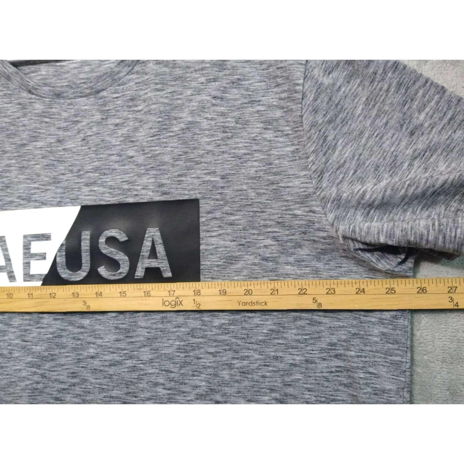 Vintage American Eagle Shirt Mens 2XL Gray Active Flex Graphic Short Sleeve Casual Size US XXL / EU 58 / 5 - 4 Thumbnail