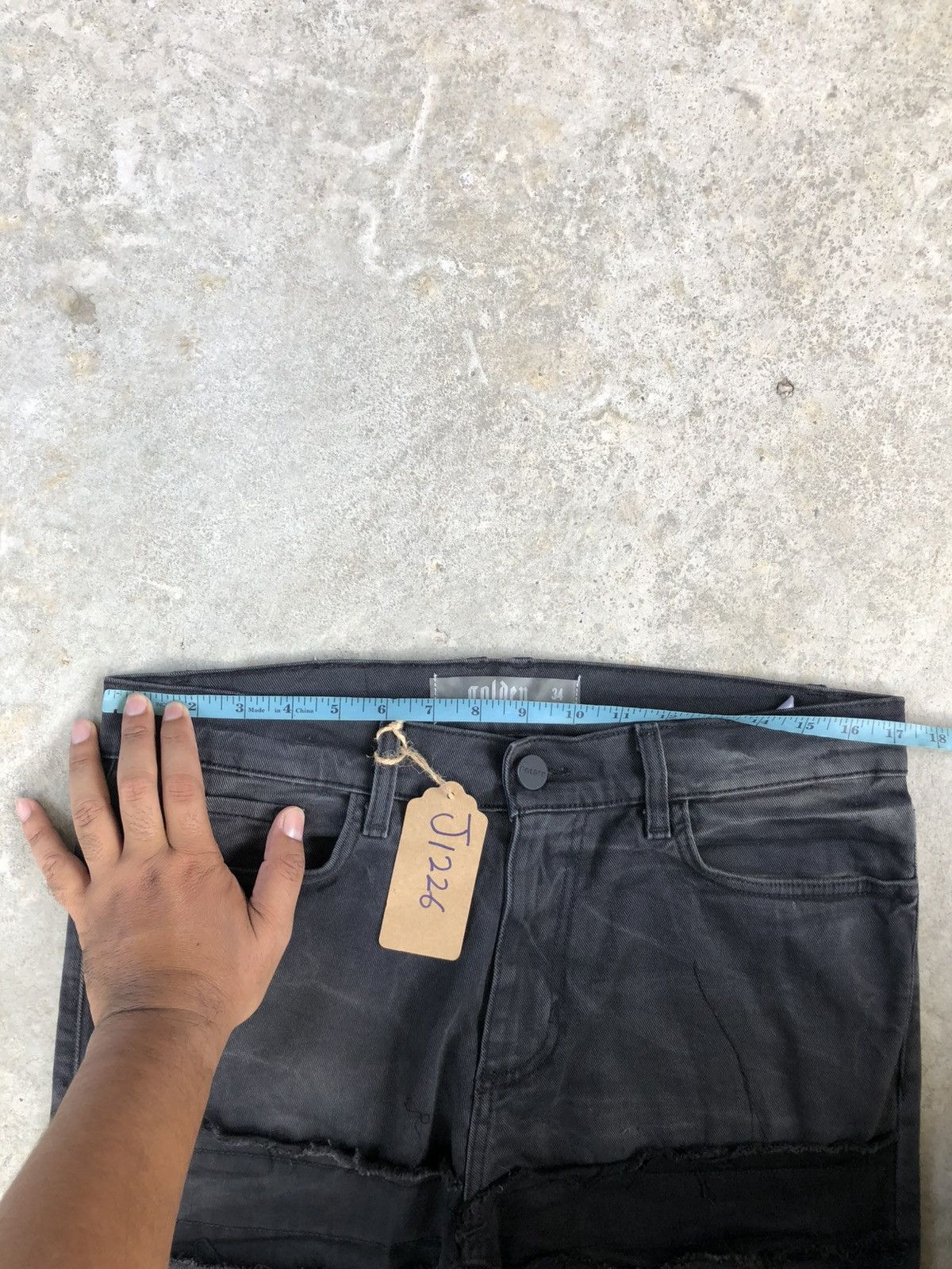 Jeans Dirty Pants faded crash denim thrashed y2k distressed