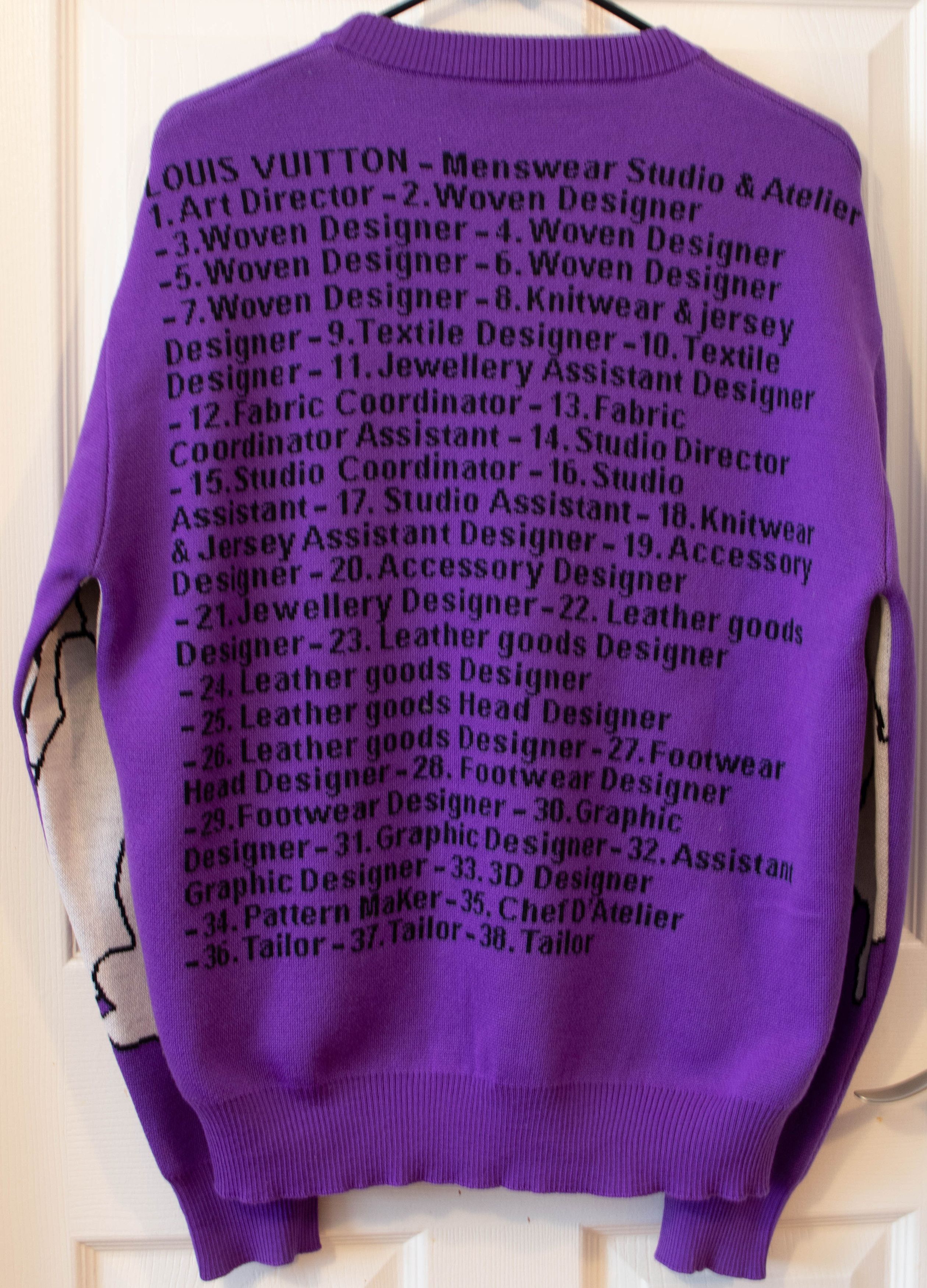 Louis Vuitton LV Menswear Studio & Atelier Sweater Size US M / EU 48-50 / 2 - 2 Thumbnail