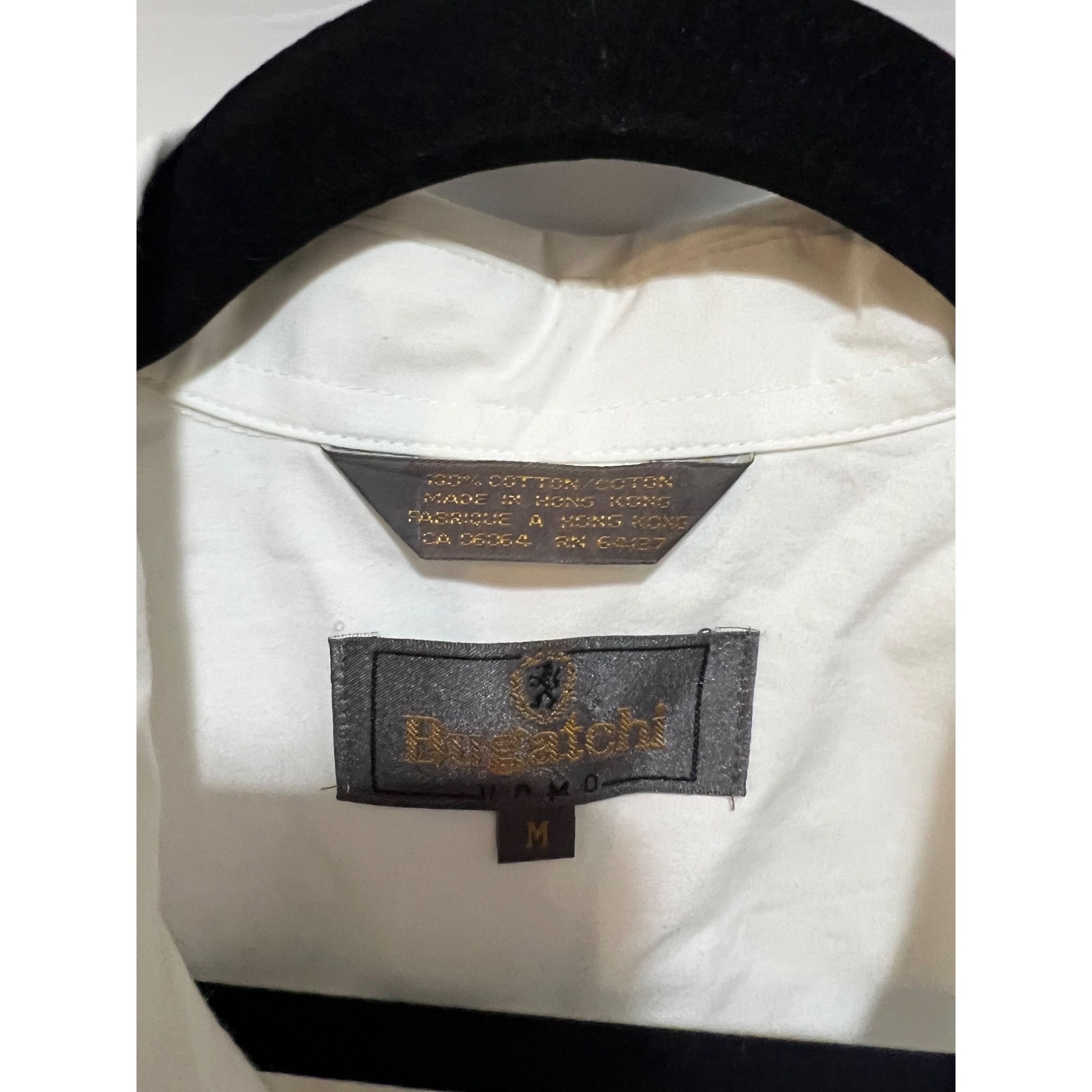 BUGATCHI × Vintage Vintage Bugatchi Embroidered Button Up Dress Shirt - Size M Size US M / EU 48-50 / 2 - 4 Thumbnail