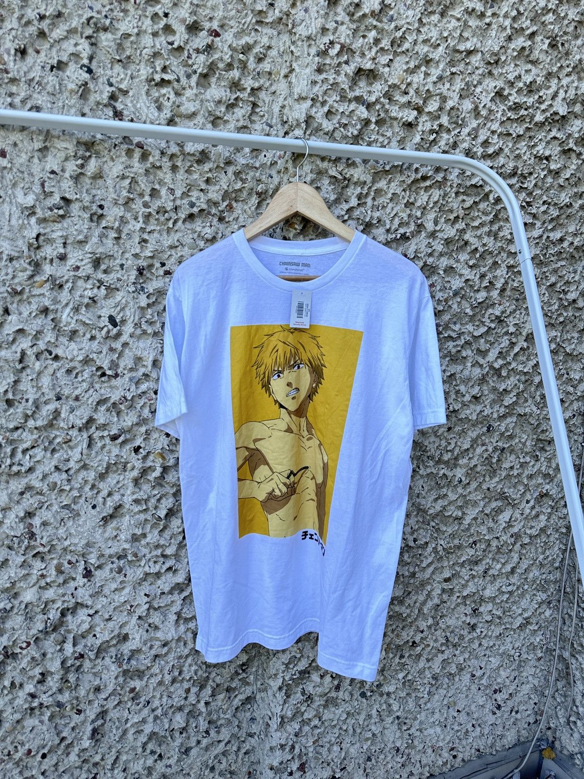 Vintage Chainsaw man anime tee t-shirt Size US L / EU 52-54 / 3 - 2 Thumbnail
