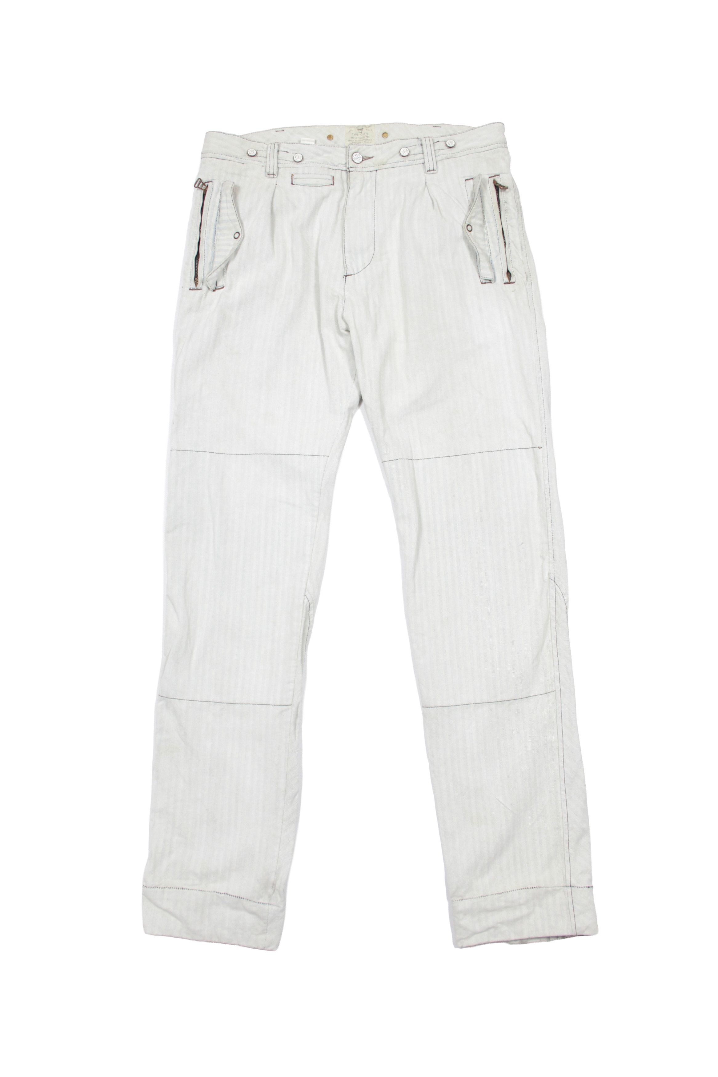 Diesel 00S Psychotechnic Dive'n'roll Distressed Pants Vintage Size US 33 - 1 Thumbnail