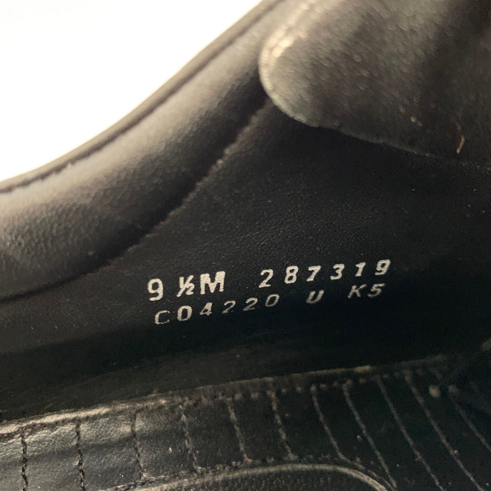 Cole Haan COLE HAAN 9.5 Black Contrast Stitch Leather Lace-Up Shoes Size US 9.5 / EU 42-43 - 8 Thumbnail