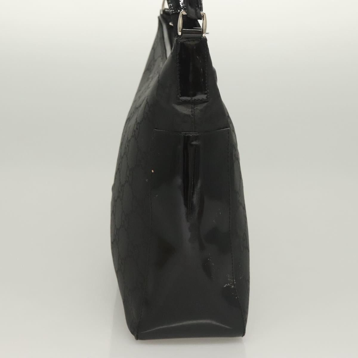 Gucci GUCCI GG Canvas Shoulder Bag Nylon Outlet Black Silver Size ONE SIZE - 4 Thumbnail