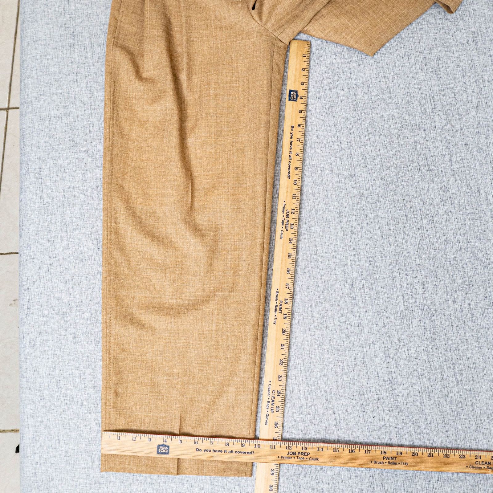 ME+EM ME+EM Pleat Front Trousers Italian wool Tailoring Biscuit 0 Size 25" / US 0 / IT 36 - 11 Thumbnail