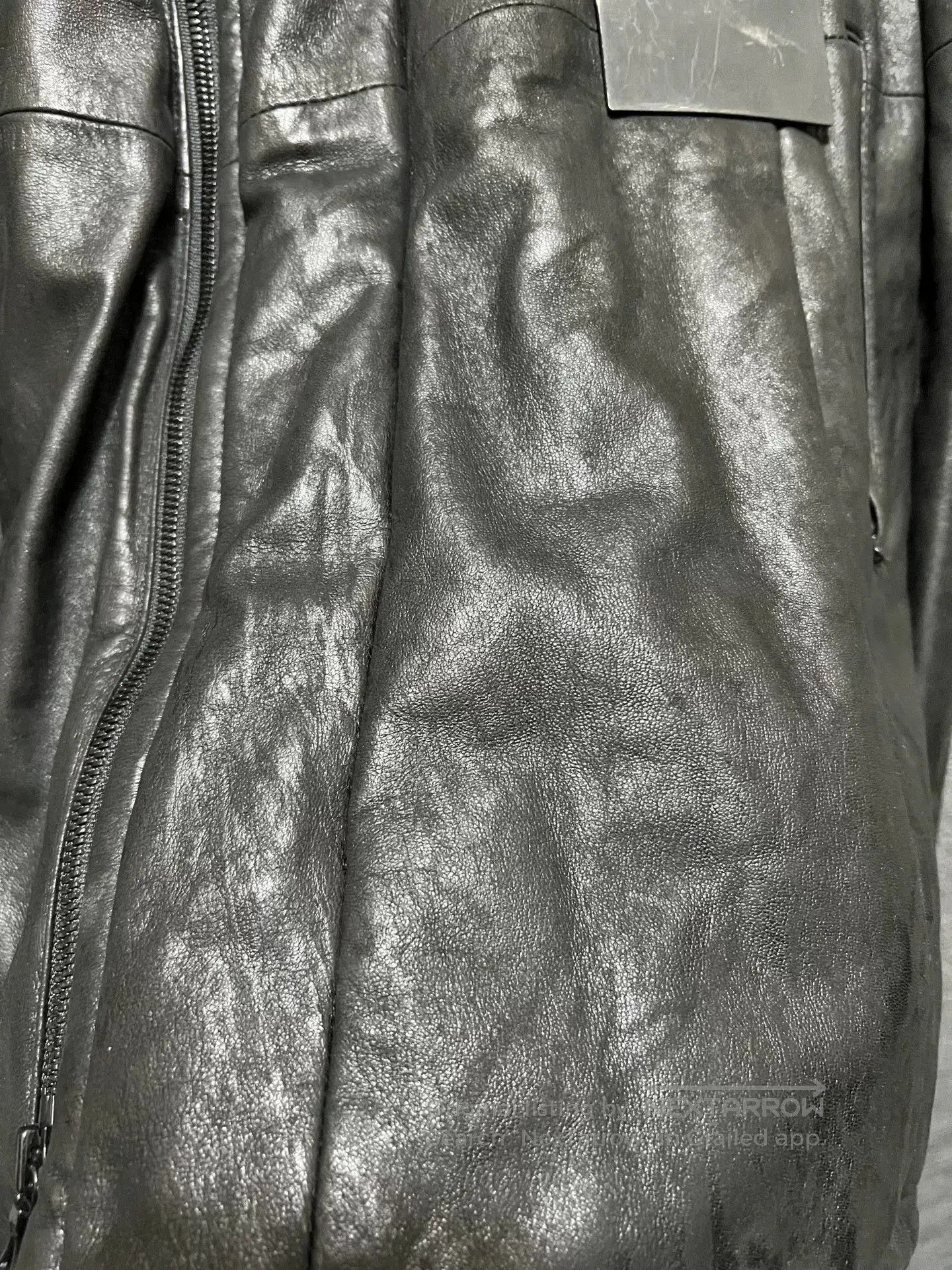 Julius avant-garde leather jacket with metal elements. Size US M / EU 48-50 / 2 - 5 Thumbnail