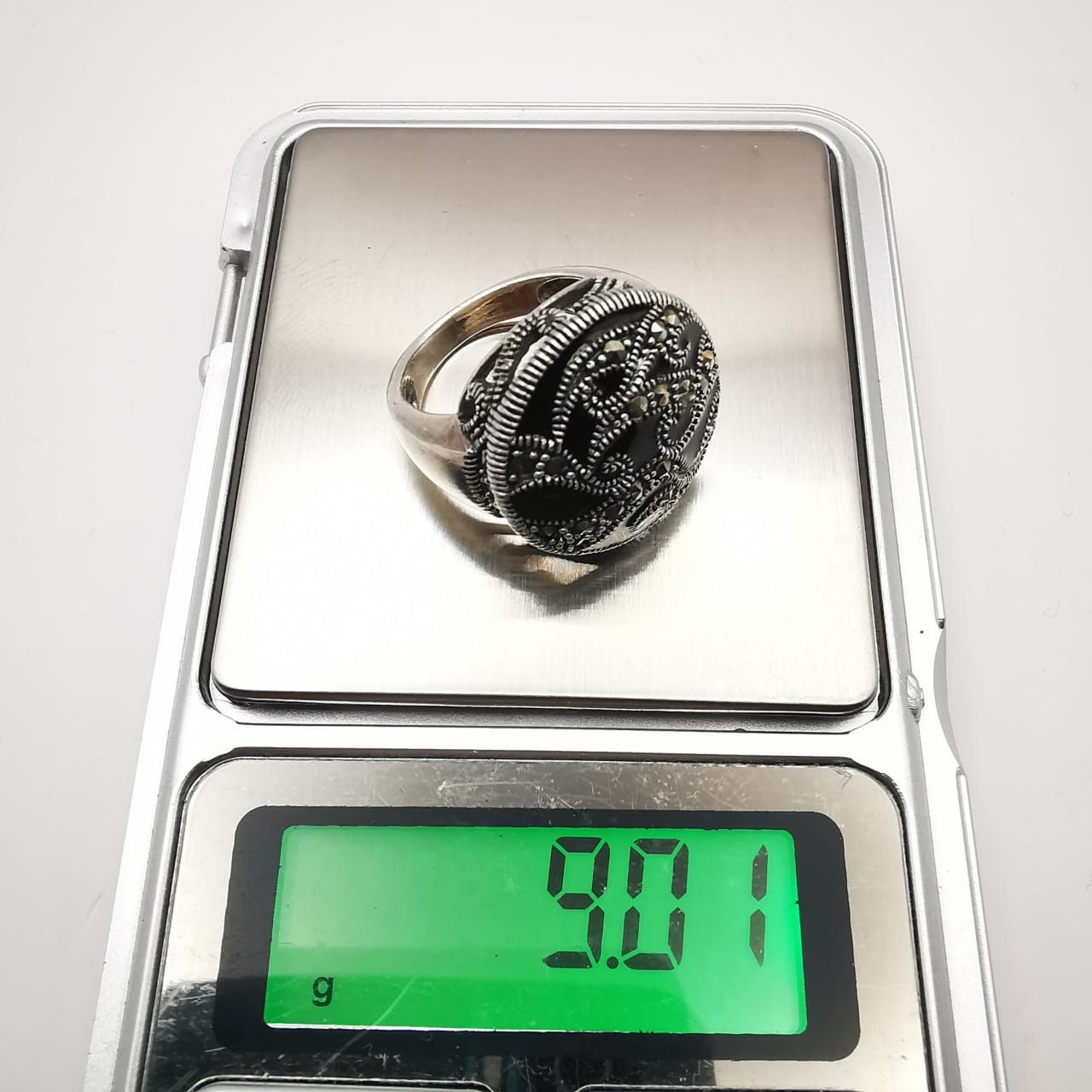 Vintage Vintage Solid Beautiful 925 Sterling Silver Jewelry Ring 9 g Size ONE SIZE - 7 Thumbnail